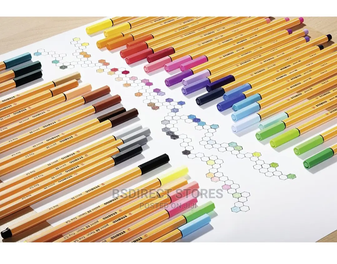 STABILO Point 88 Fineliner Pens Assorted Pack of 25