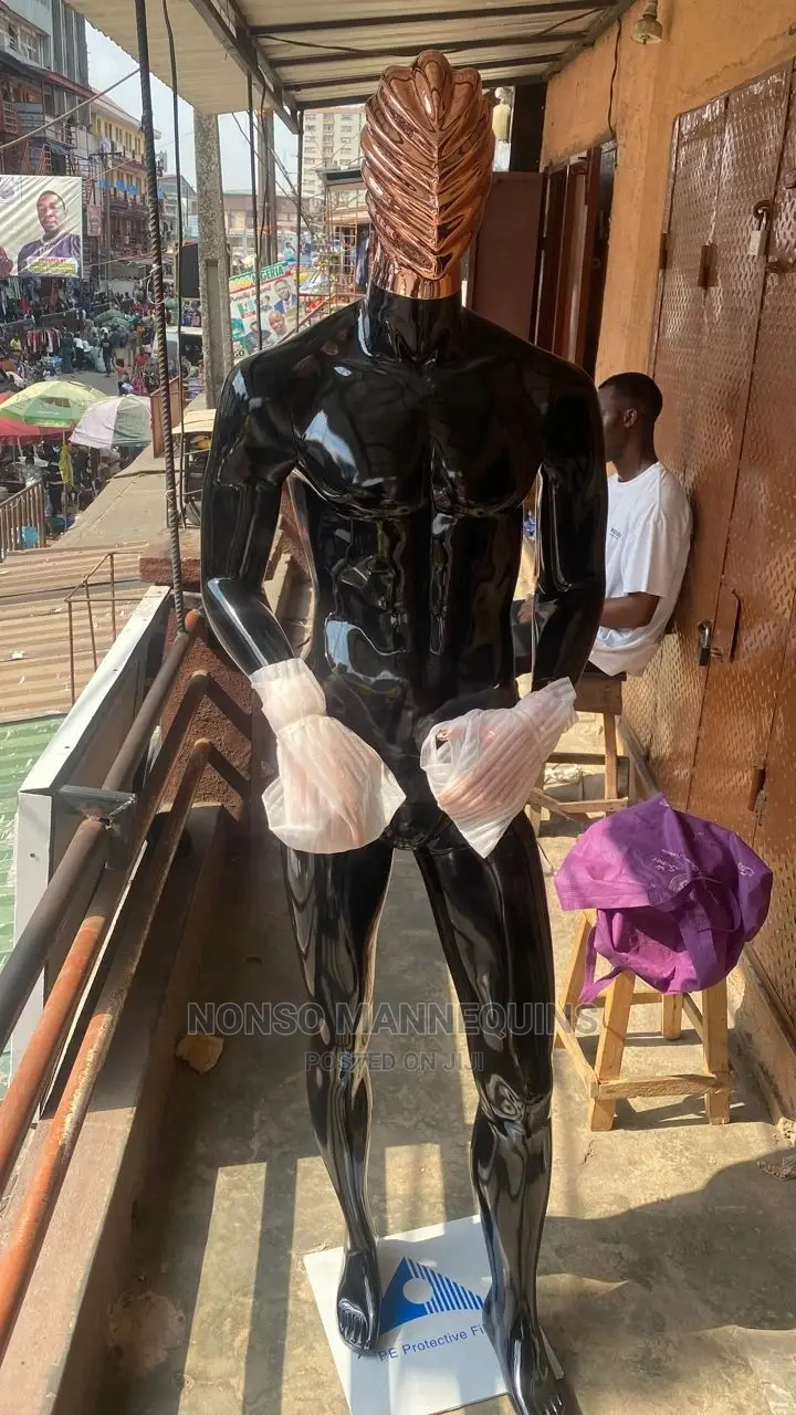 Black And Rose Gold Combo Full Male Display Mannequin