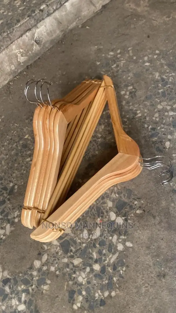 Neat Imported Wooden Hangees For Clothes