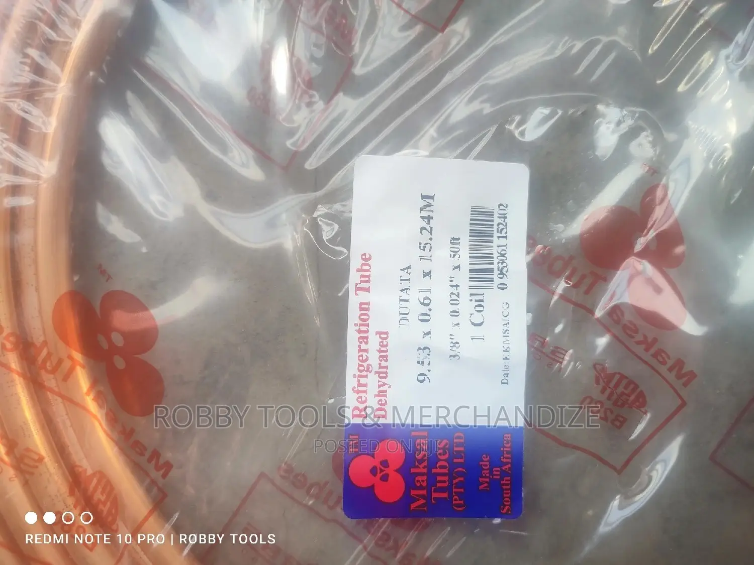 Maksal Refrigeration Tube 3/8