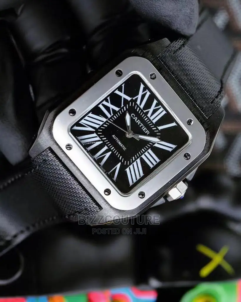 Original CARTIER Leather Strap Watch Available in Store