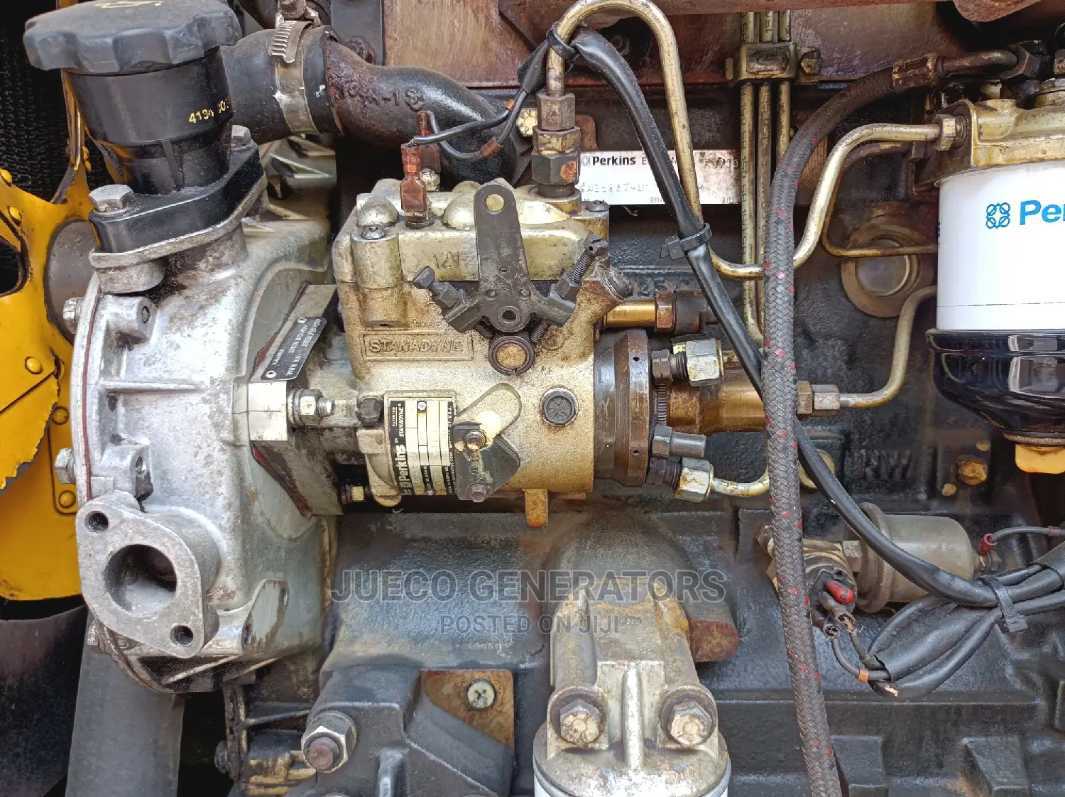 27kva Perkins Old Model Soundproof Generator for Sale.