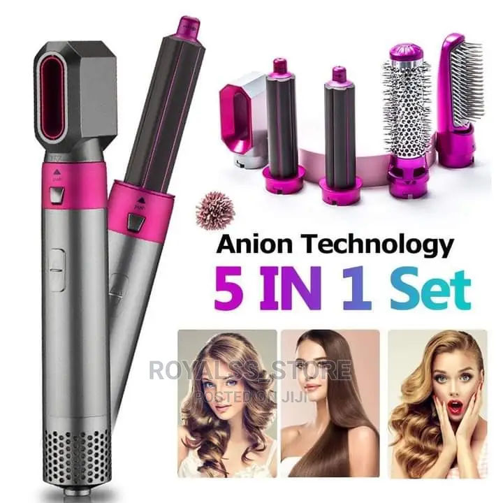 5in1 Hair Curling Set With Dryer