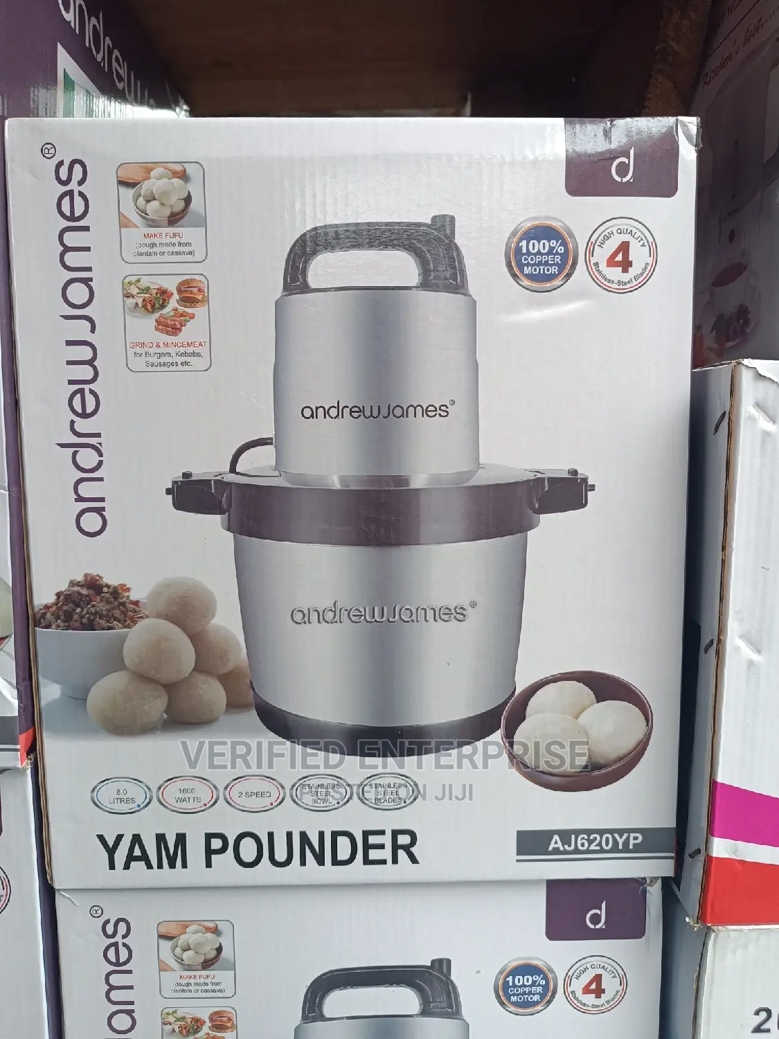 Yam Pounder and Food Machine - 8L