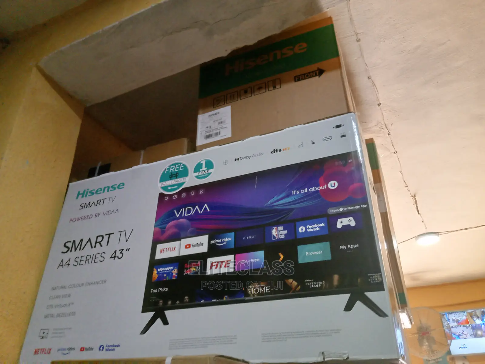 Hisense 43'' Brand New Smart TV - With a Free Wall Bracket