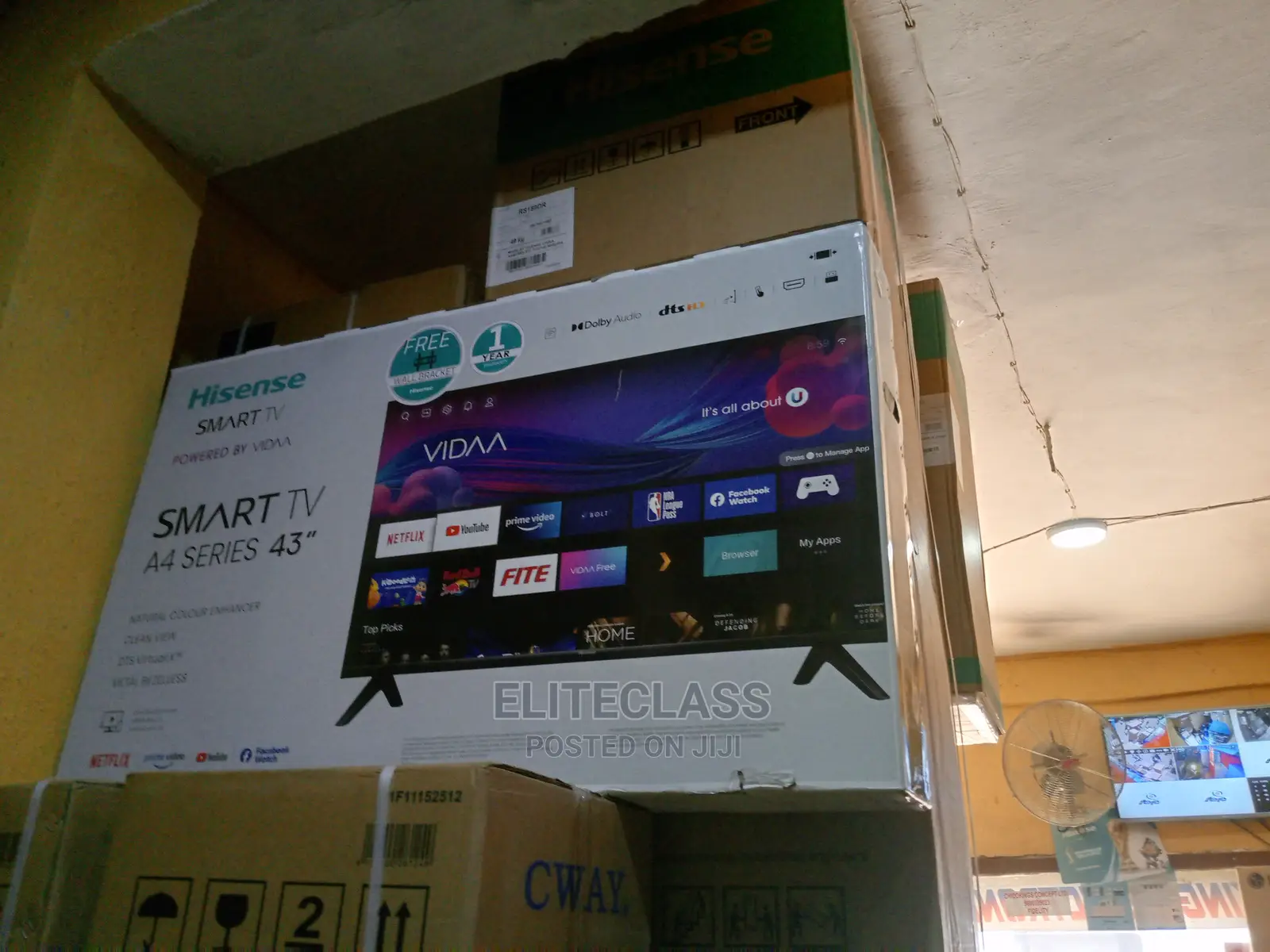 Hisense 43'' Brand New Smart TV - With a Free Wall Bracket