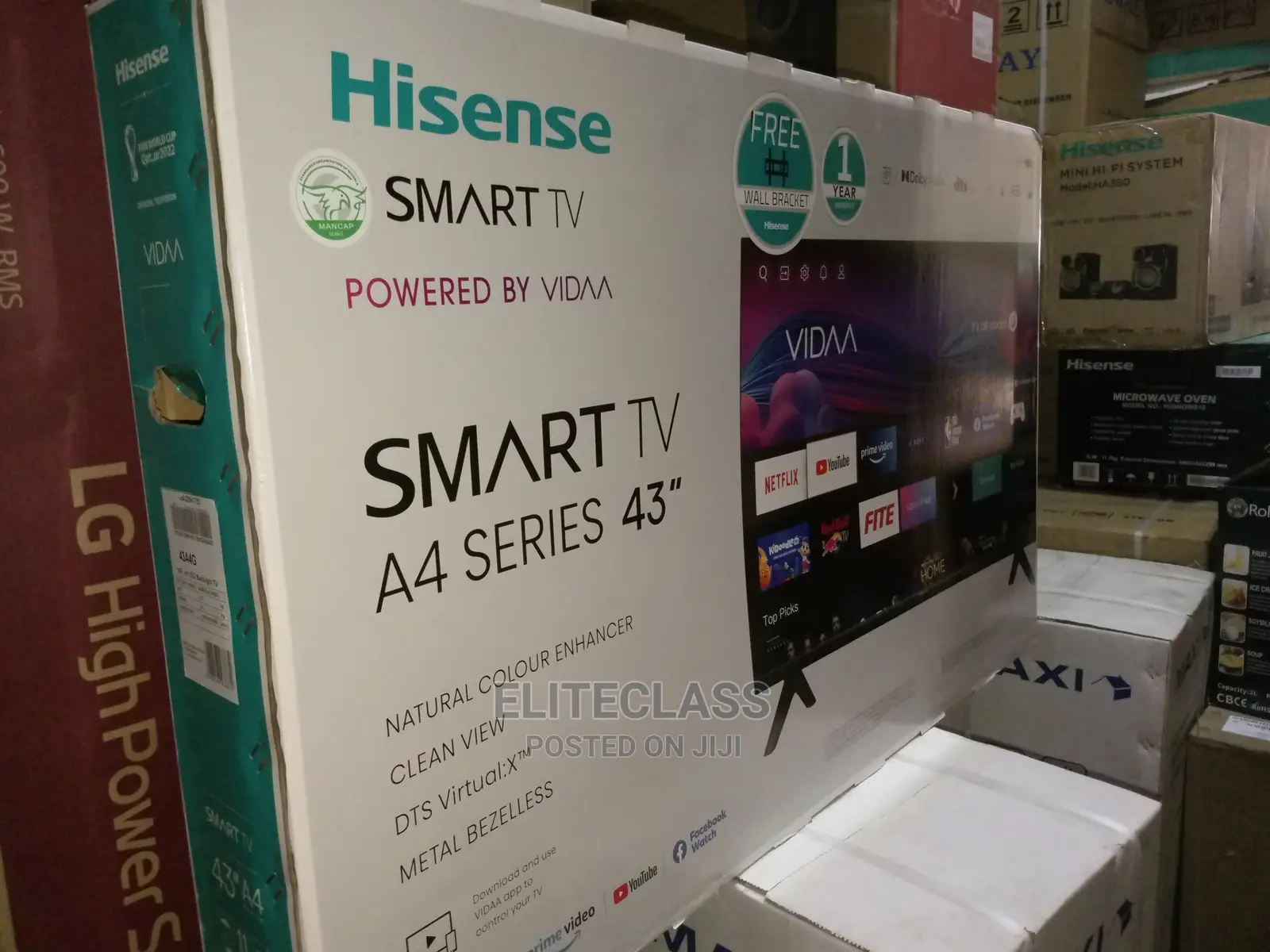 Hisense Smart TV 43 -Inch A4G Including Browser| Uhd
