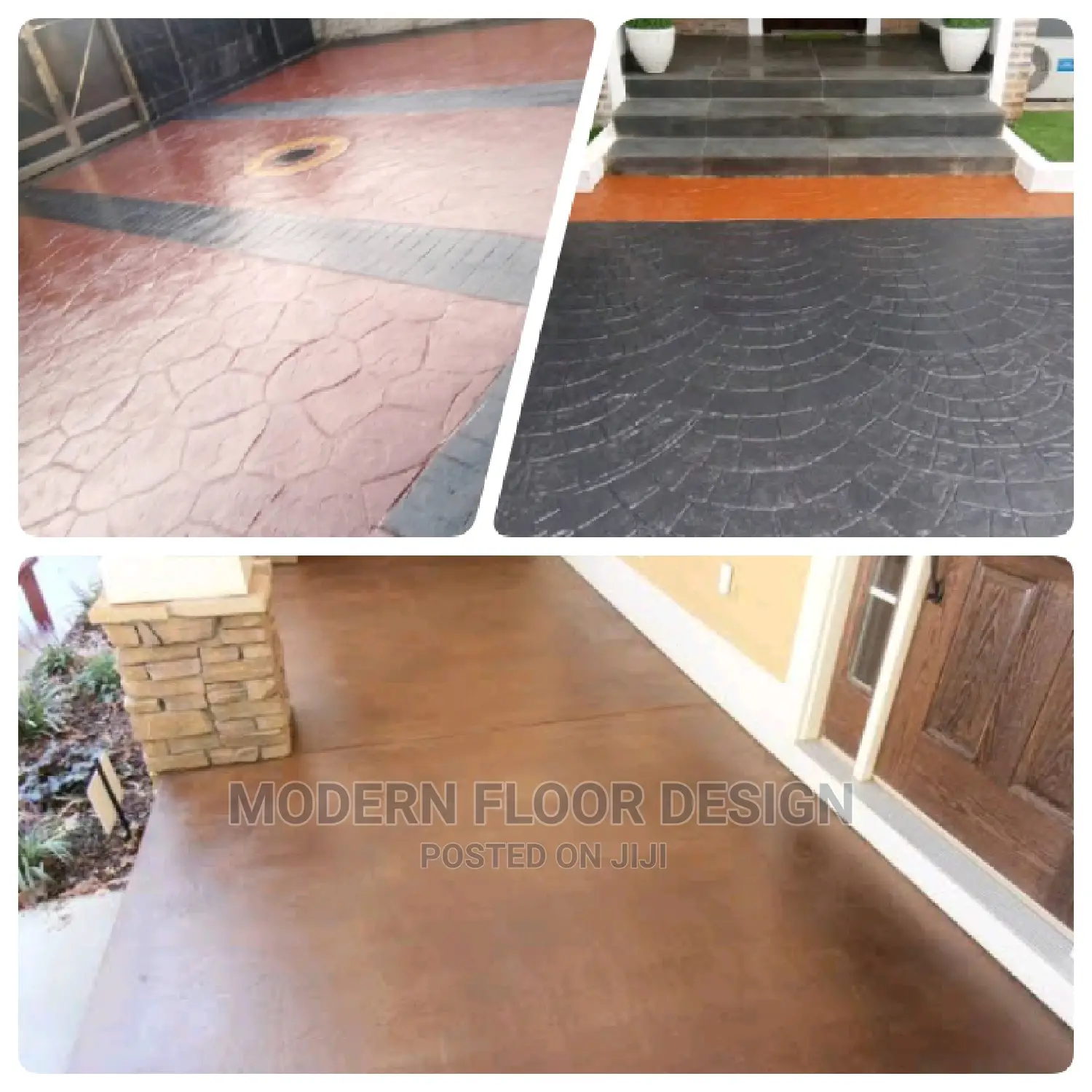 Mostly Florida Modern Stamps Floor