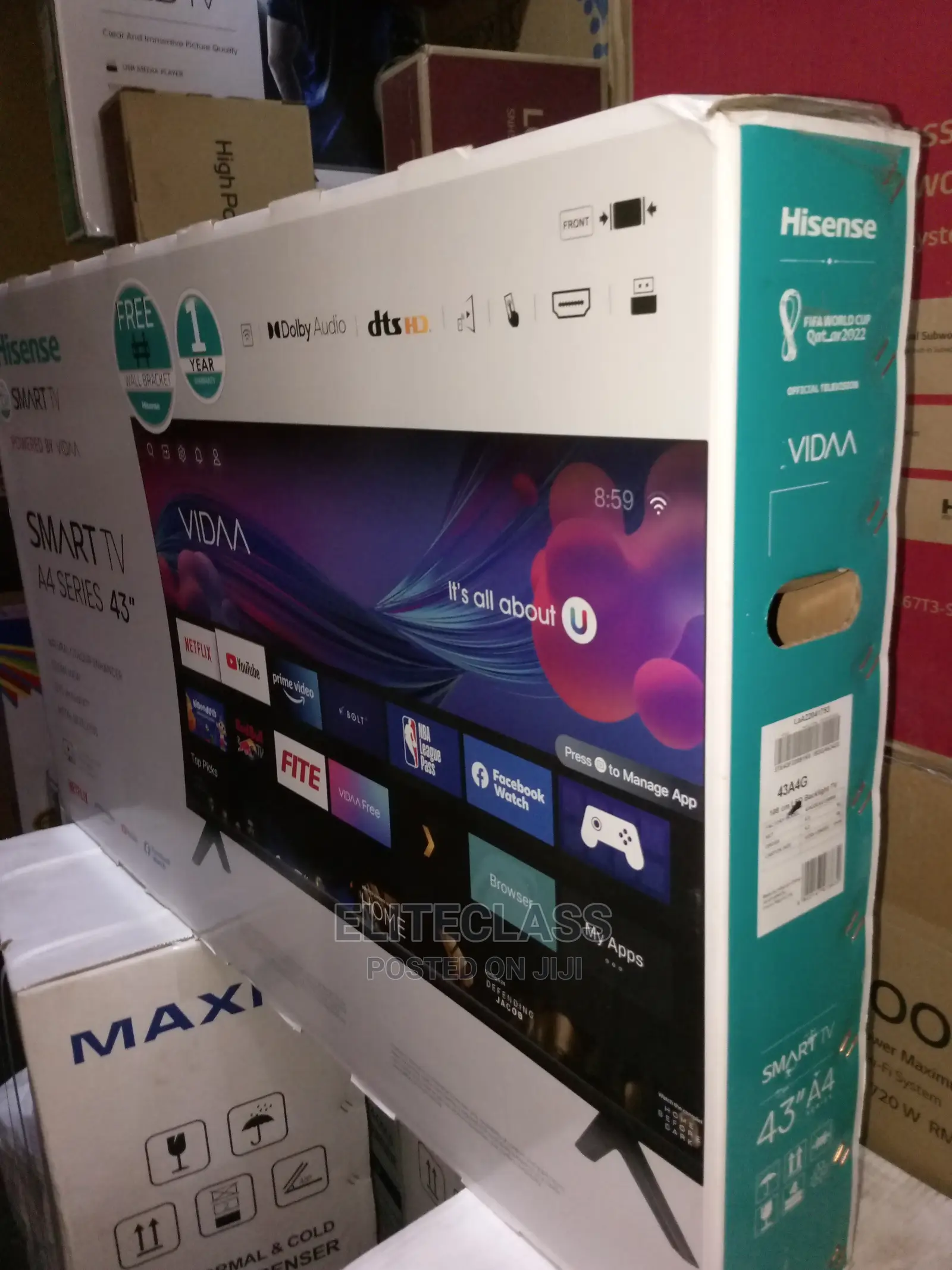 Hisense- 43 Inch Smart TV | Uhd + Browser