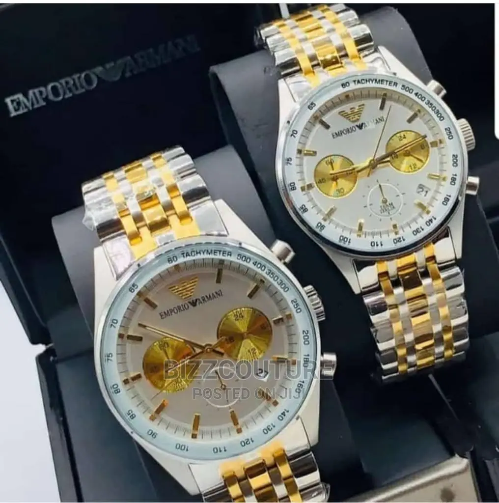Original EMPORIO ARMANI Couples Watch Available in Store