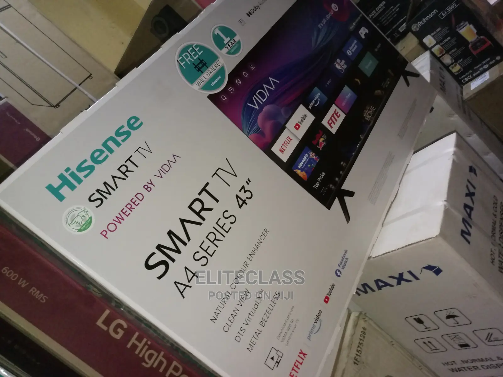 A4G - Hisense 43 Inch LED Smart TV + Youtube , Browser