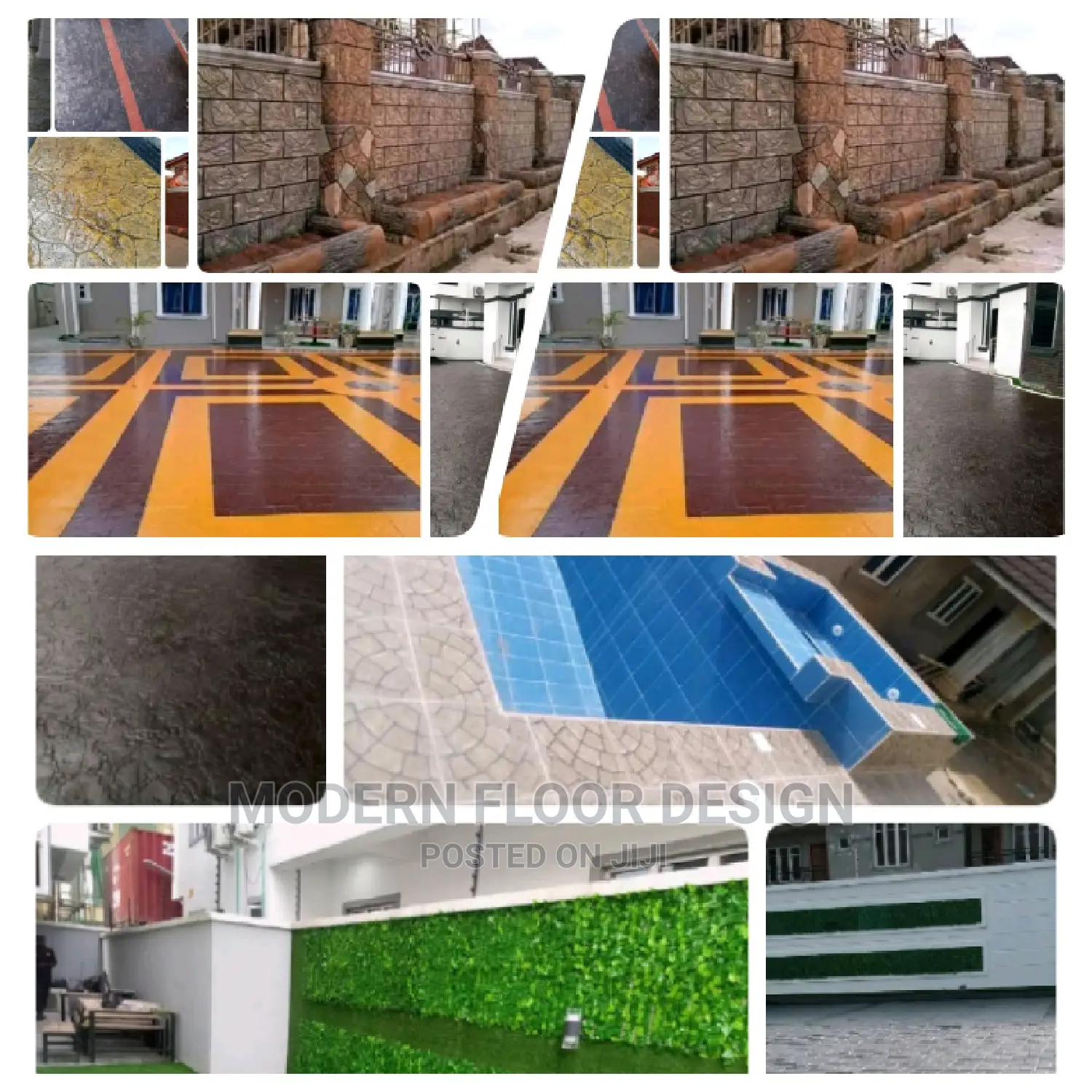 Mostly Upgrade Modern Stamps Floor