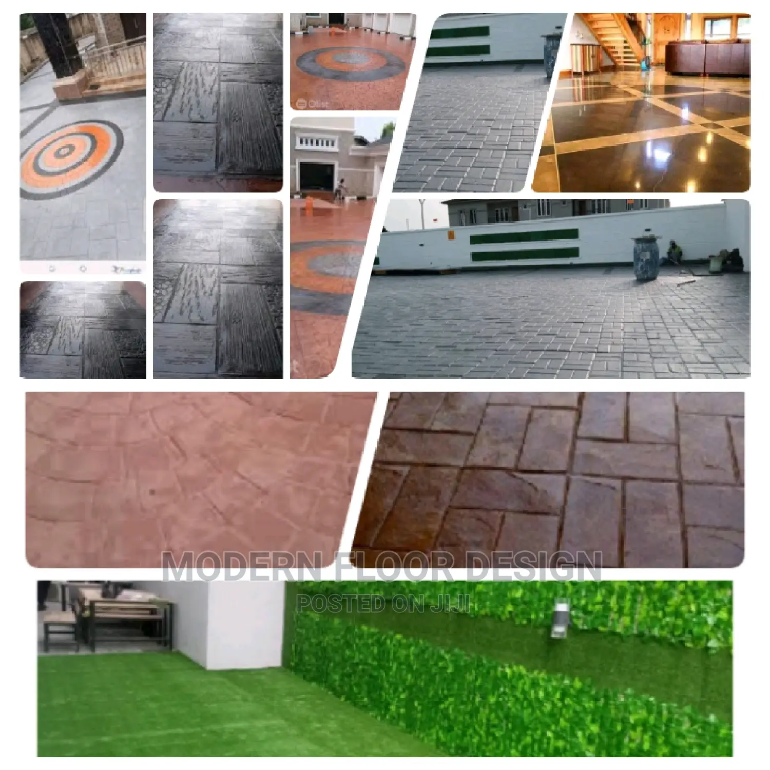 Mostly Upgrade Modern Stamps Floor