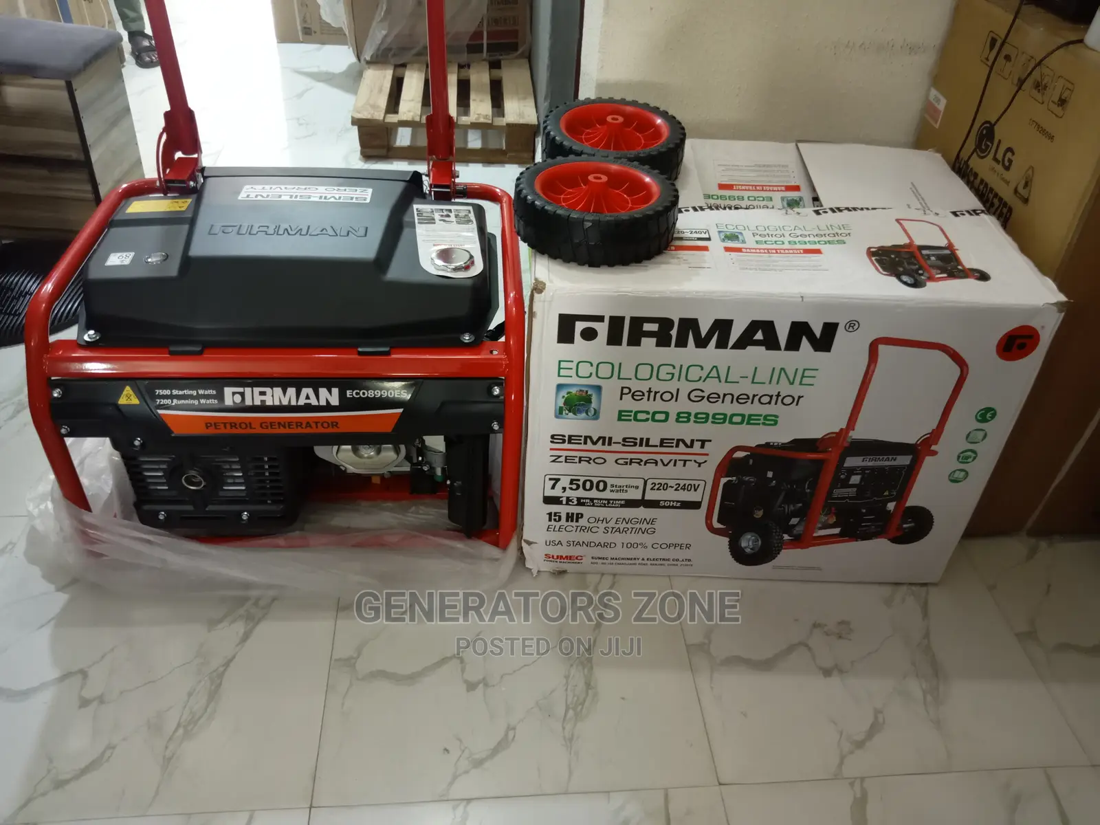  Sumec Firman 7.5kva Eco8990es Less Noise Gasoline Generator.