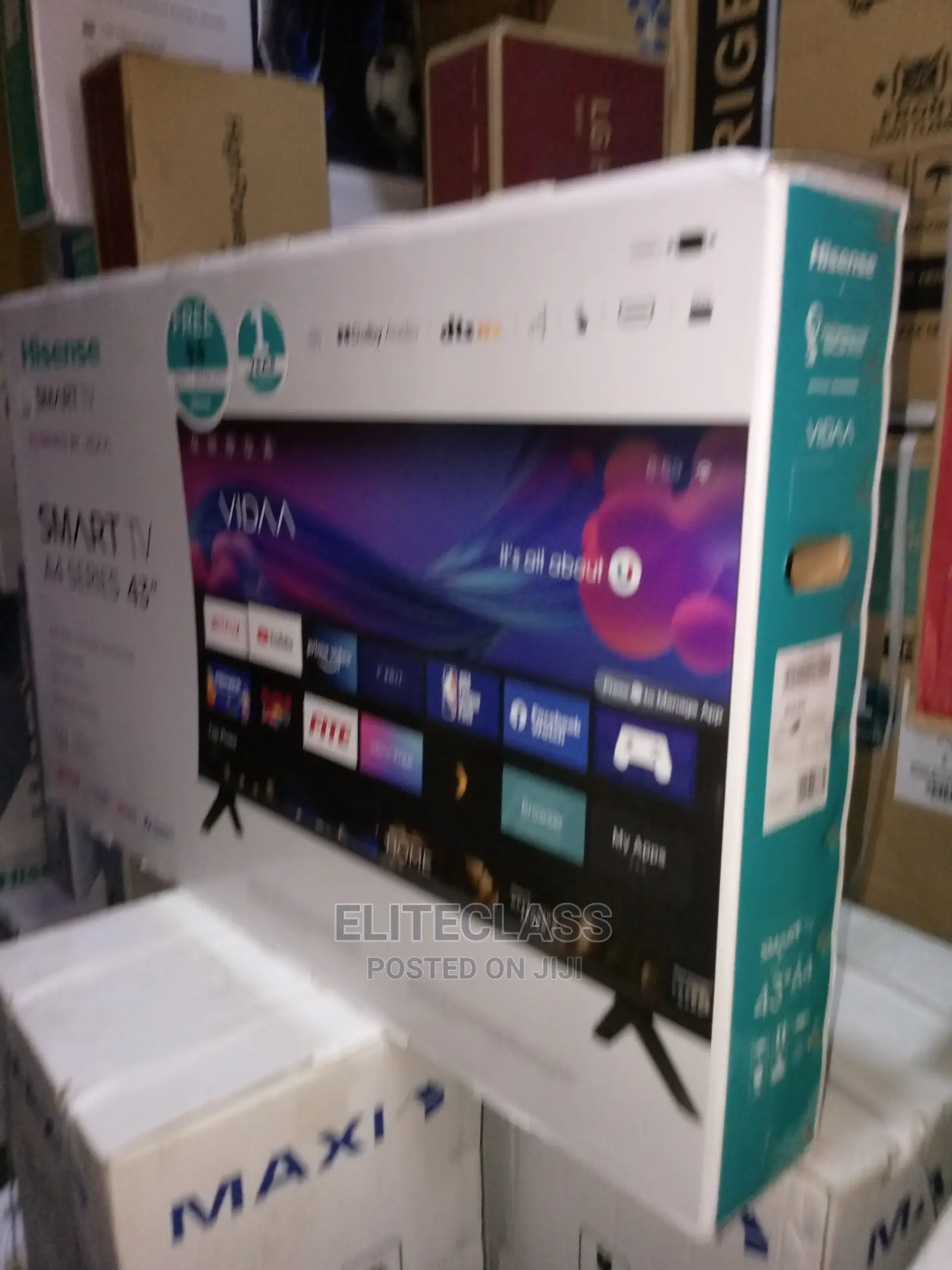 Brand New Hisense With Netflix+ Appstore + Bluetooth- 43inch