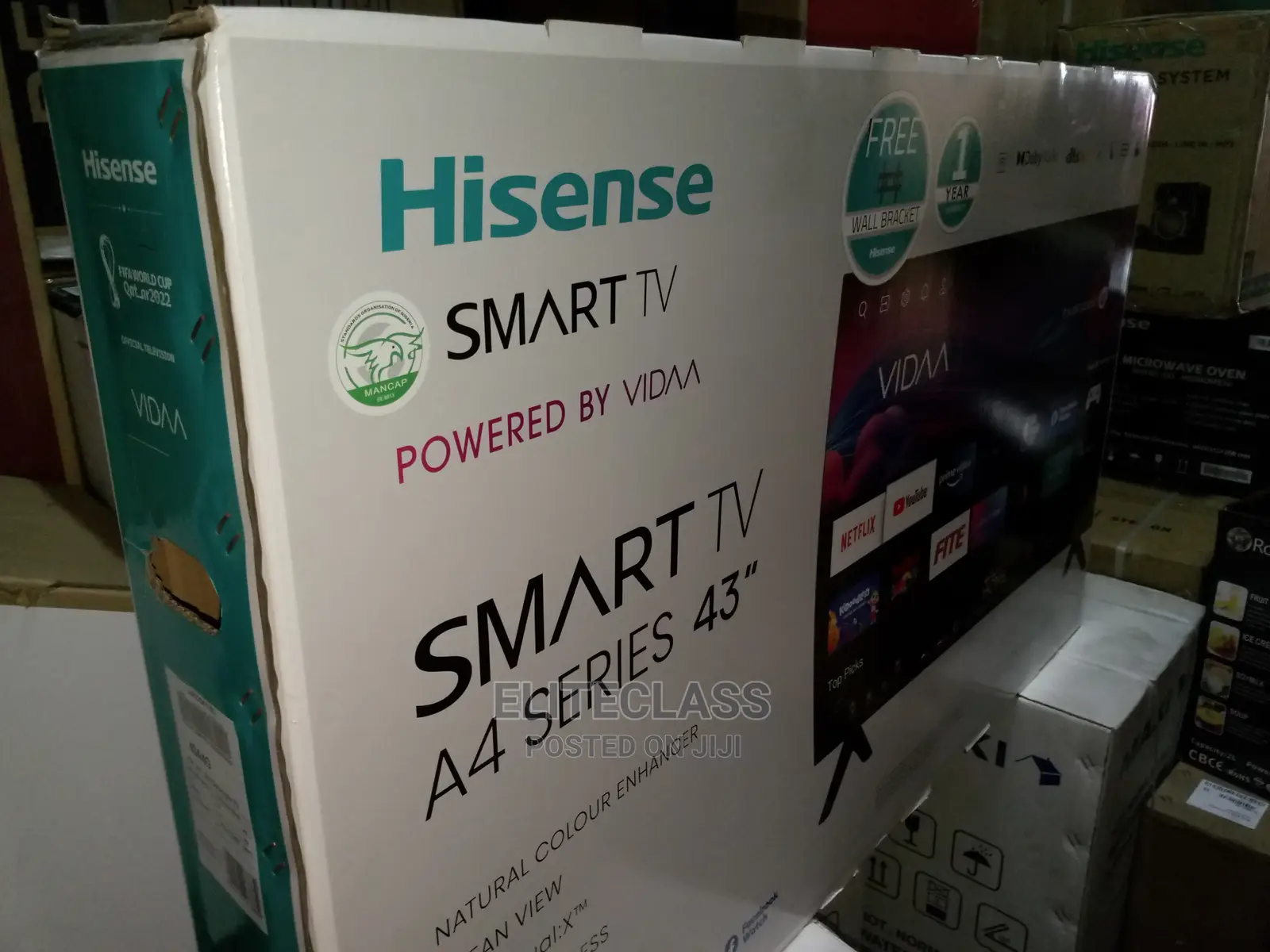 Original Hisense Vidaa Smart TV 43 Inch
