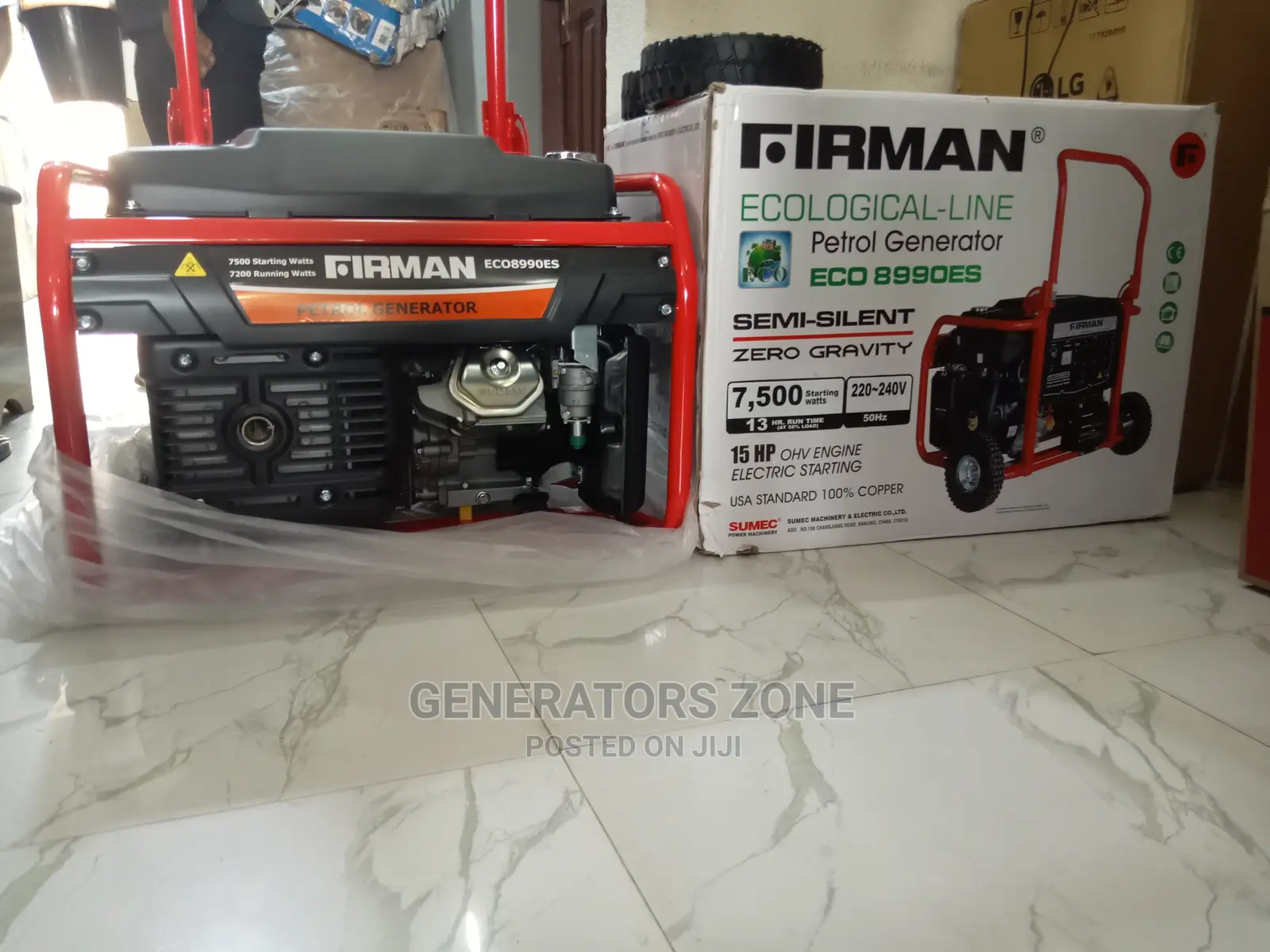 Sumec Firman Eco8990es Less Noisy 7.5kva Generator