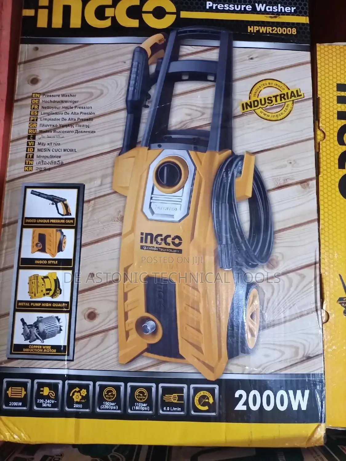 2000w Ingco Pressure Washer