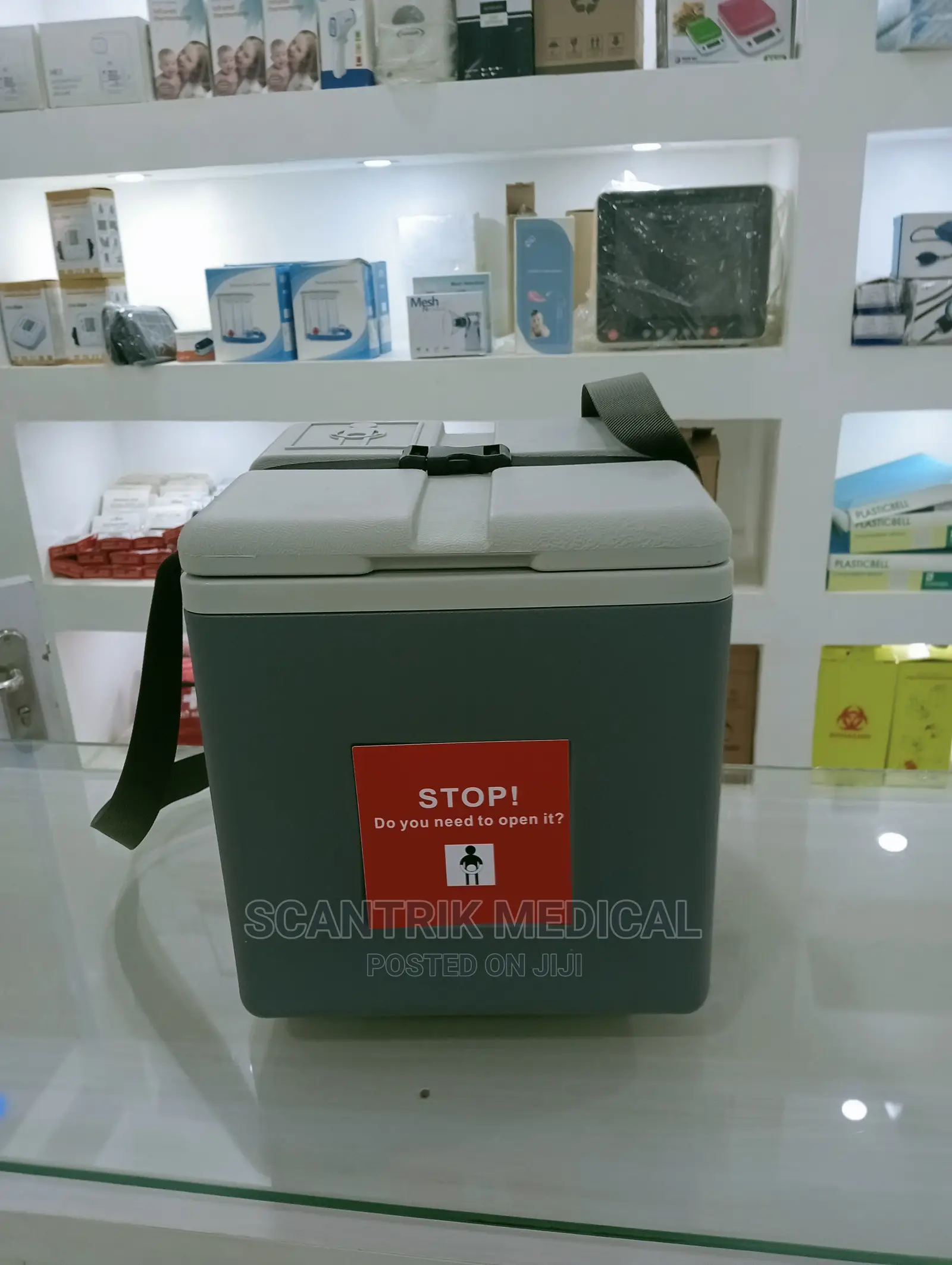 Vaccine Blood Medical Cooler Box Plastic With Ice Packs