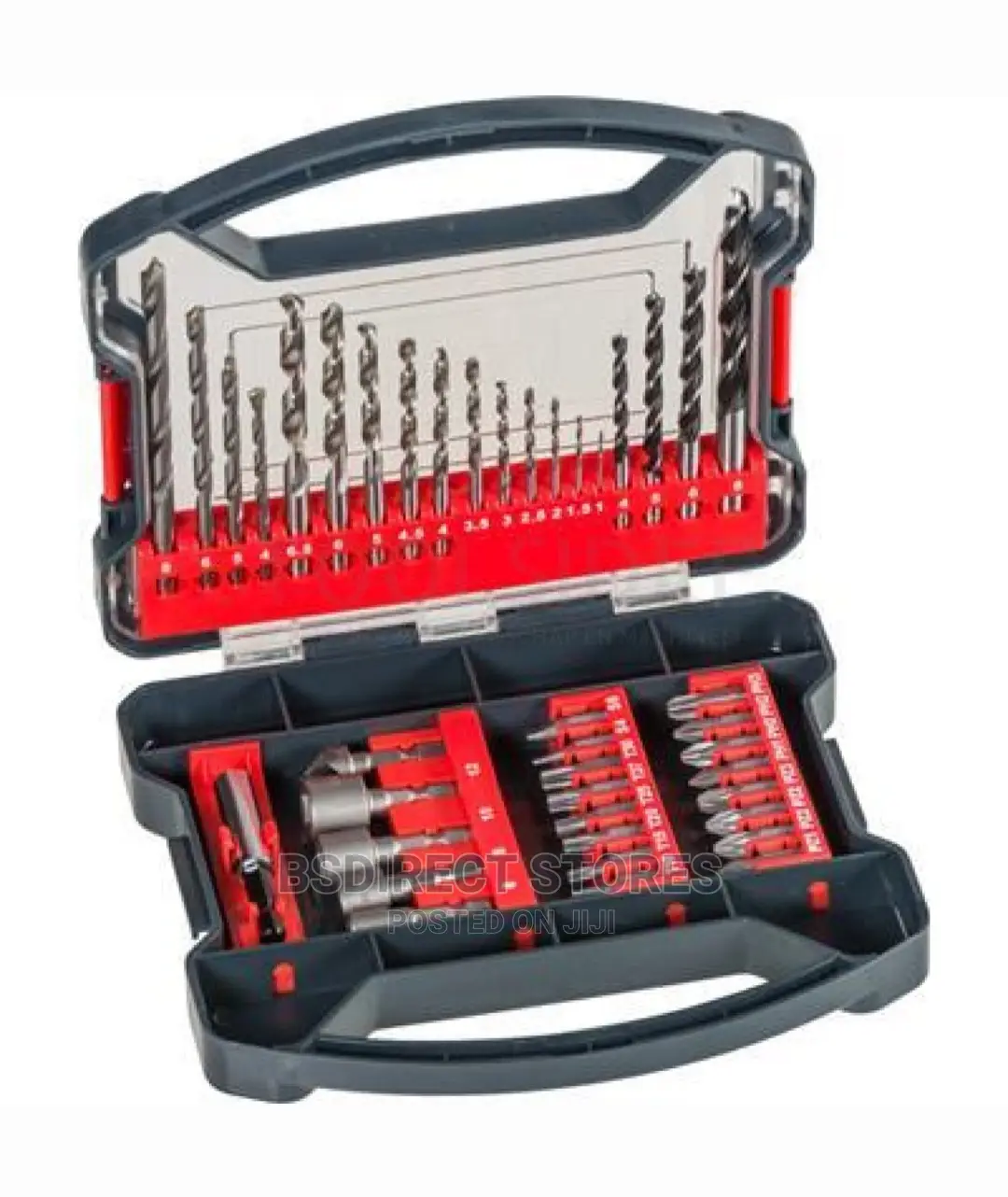 KWB Power- 41 Drill and Bit Set, Grains, Stone, Wood, Metal
