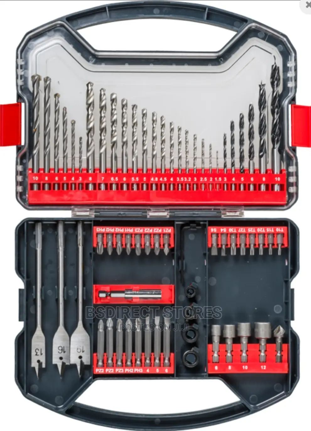 KWB Einhell 62 Piece Stone, Wood, Metal Milling Drill Set