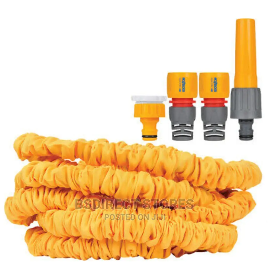 Hozelock Superhoze Plus Expandable Garden Hose, Yellow 30m