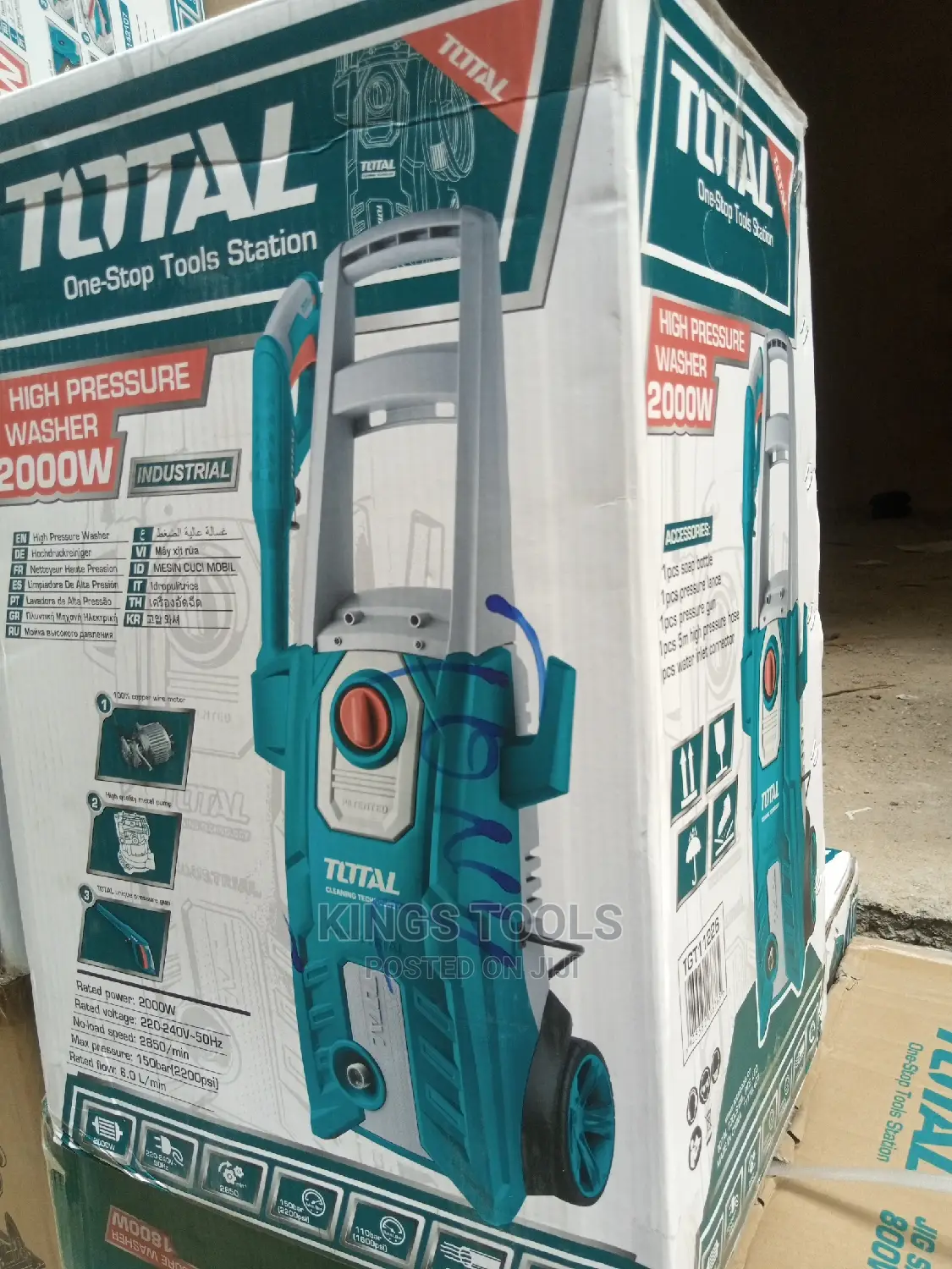 Total High Pressure Washer 2000w