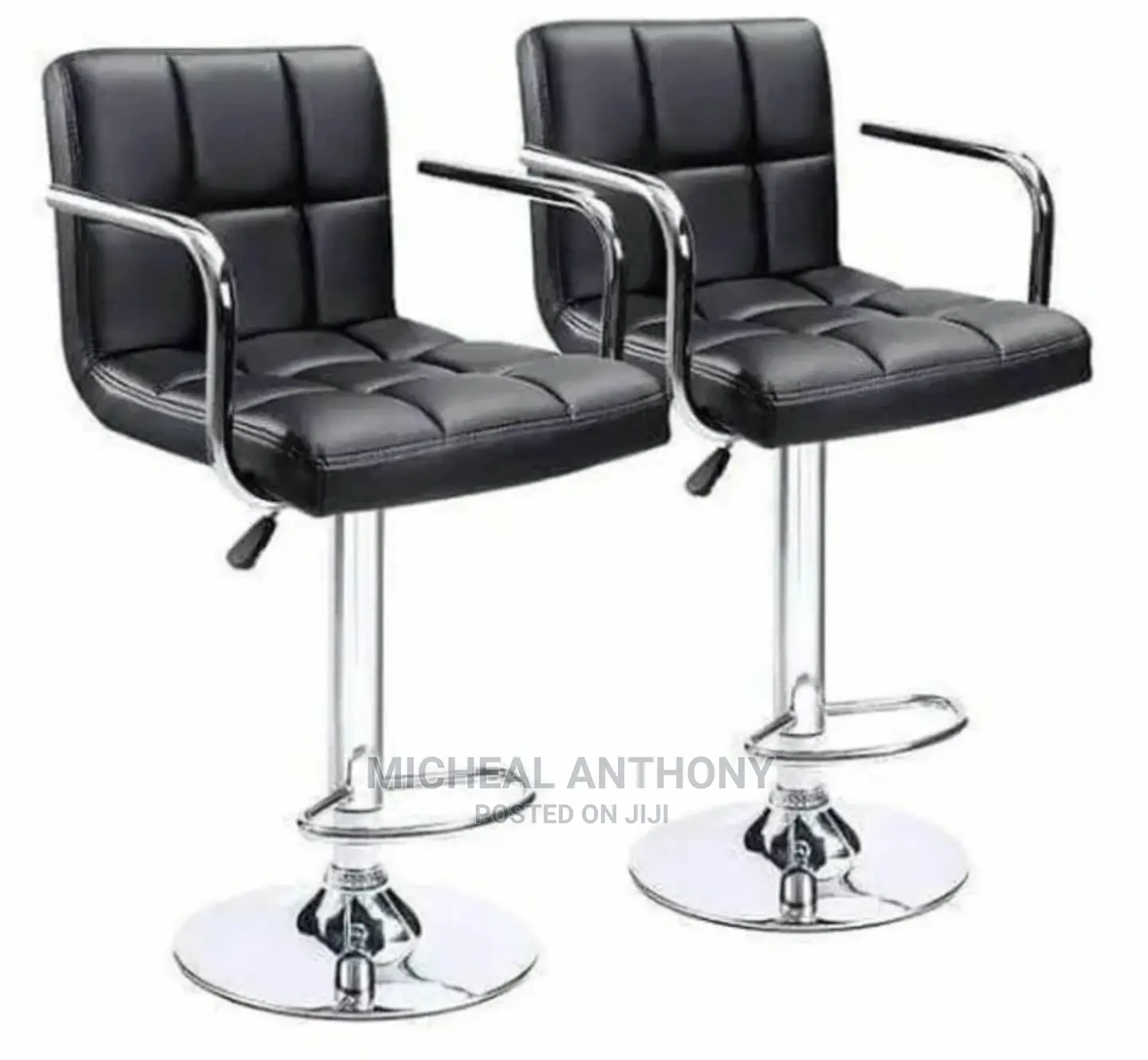 Unique Bar Chair With Pure Leather