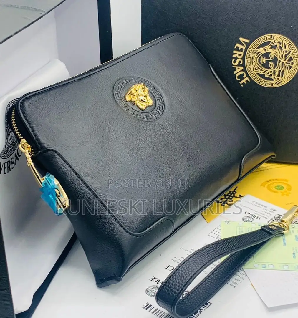 Original Versace Leather Hand Purse Collections