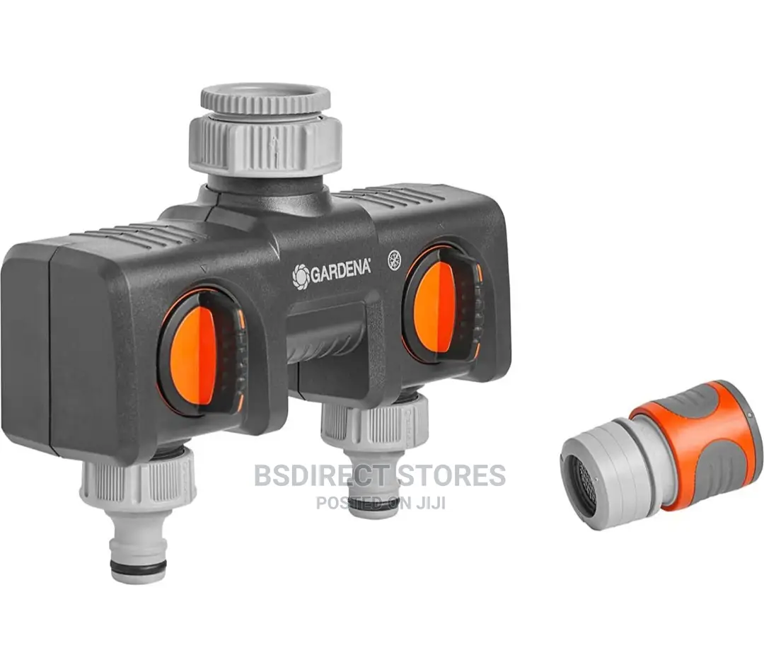 GARDENA Twin-Tap Hose Pipe Watering Water Computers Timers
