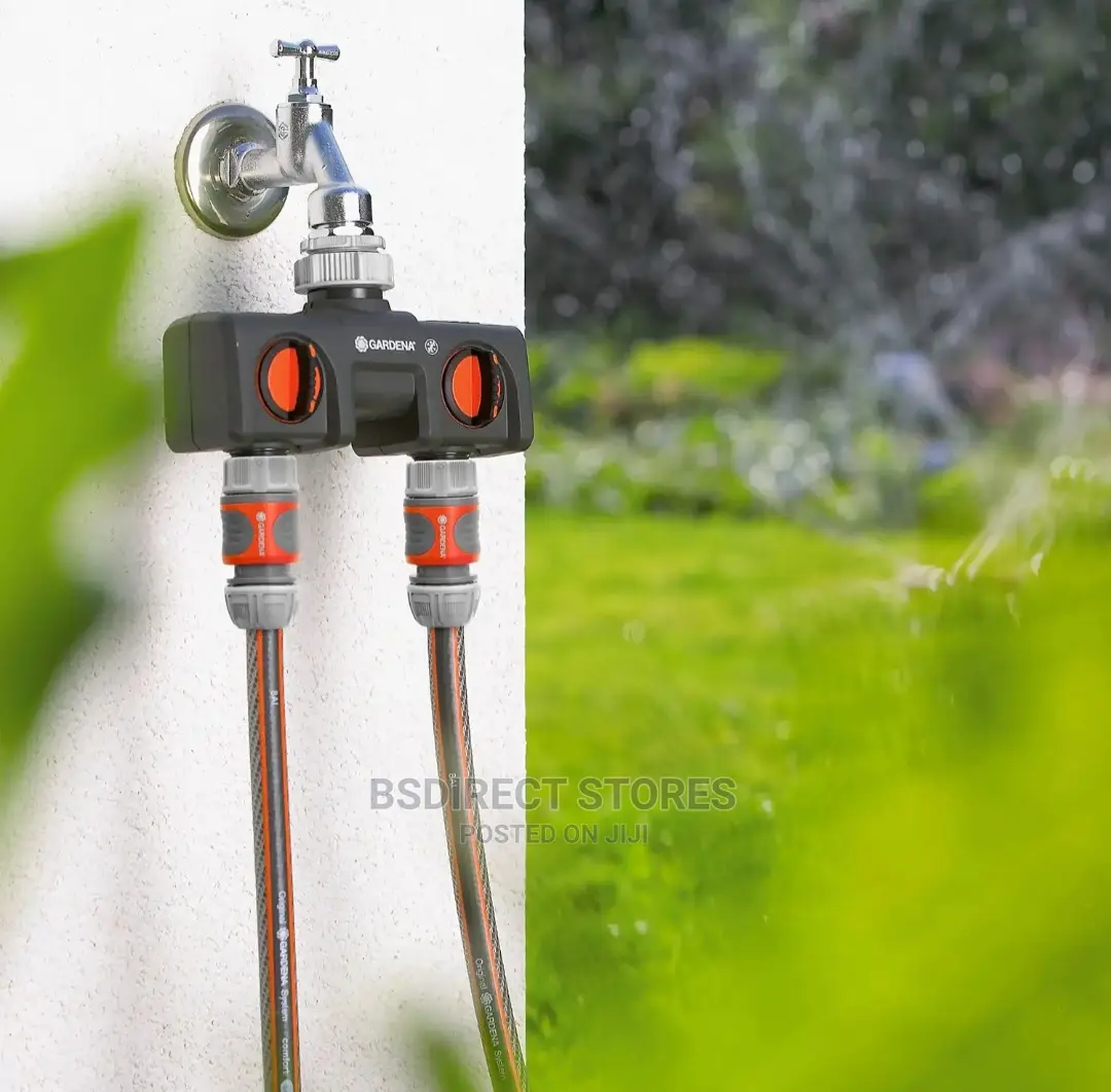GARDENA Twin-Tap Hose Pipe Watering Water Computers Timers