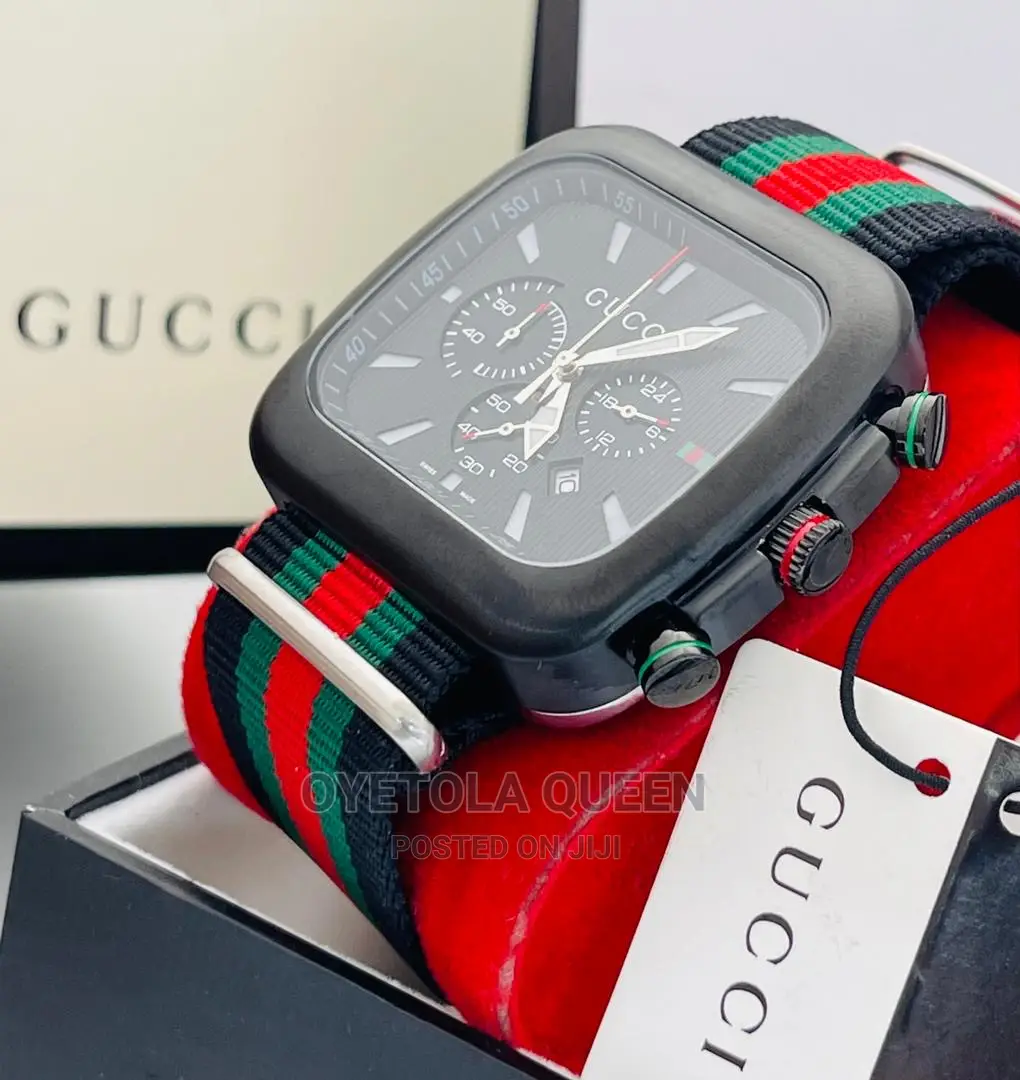 Fashionable Men’S Gucci Wristwatch