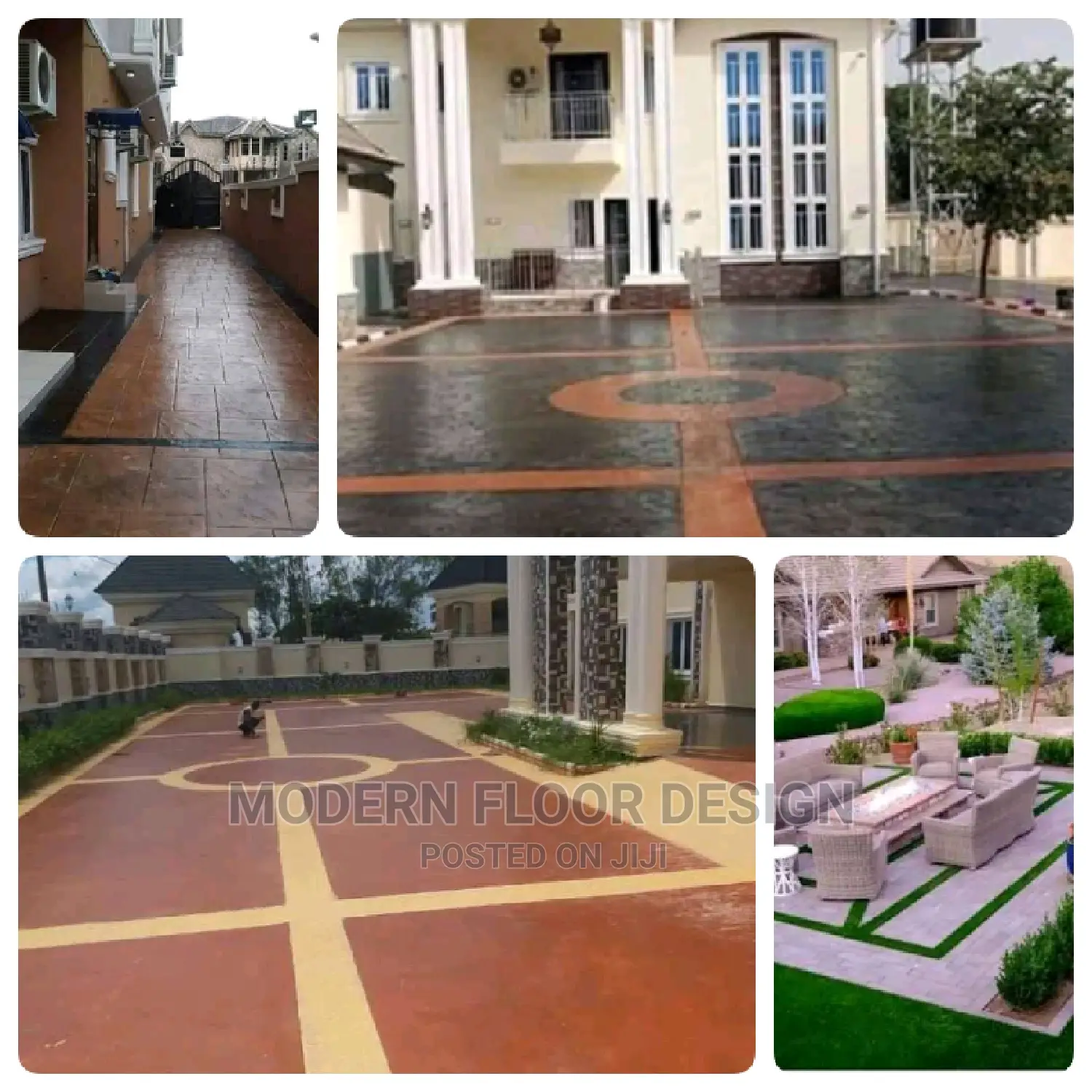 Pure Goiden Modern Stamps Floor