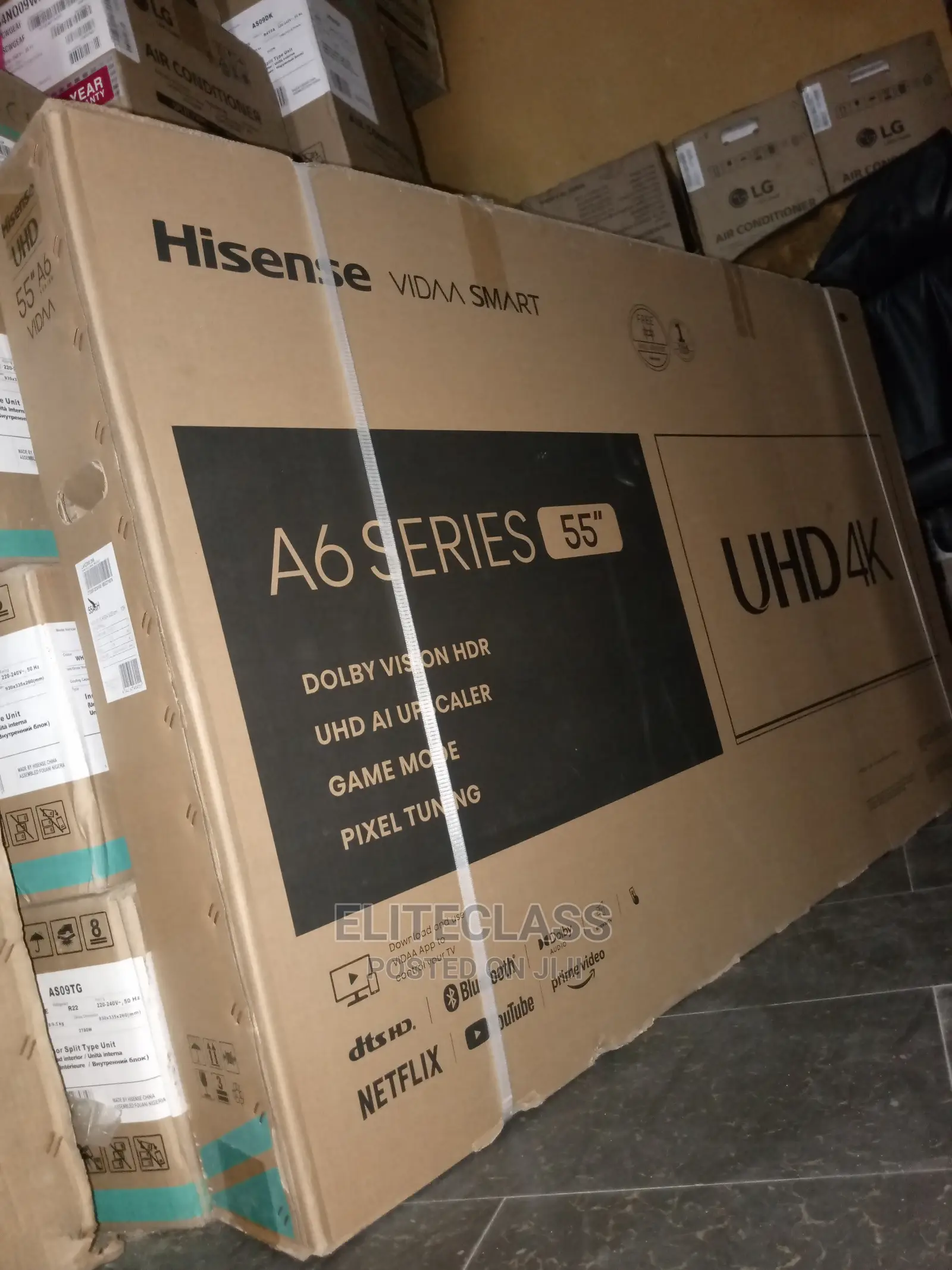 Hisense 55 Inches Ultra High Definition Tv- Smart TV