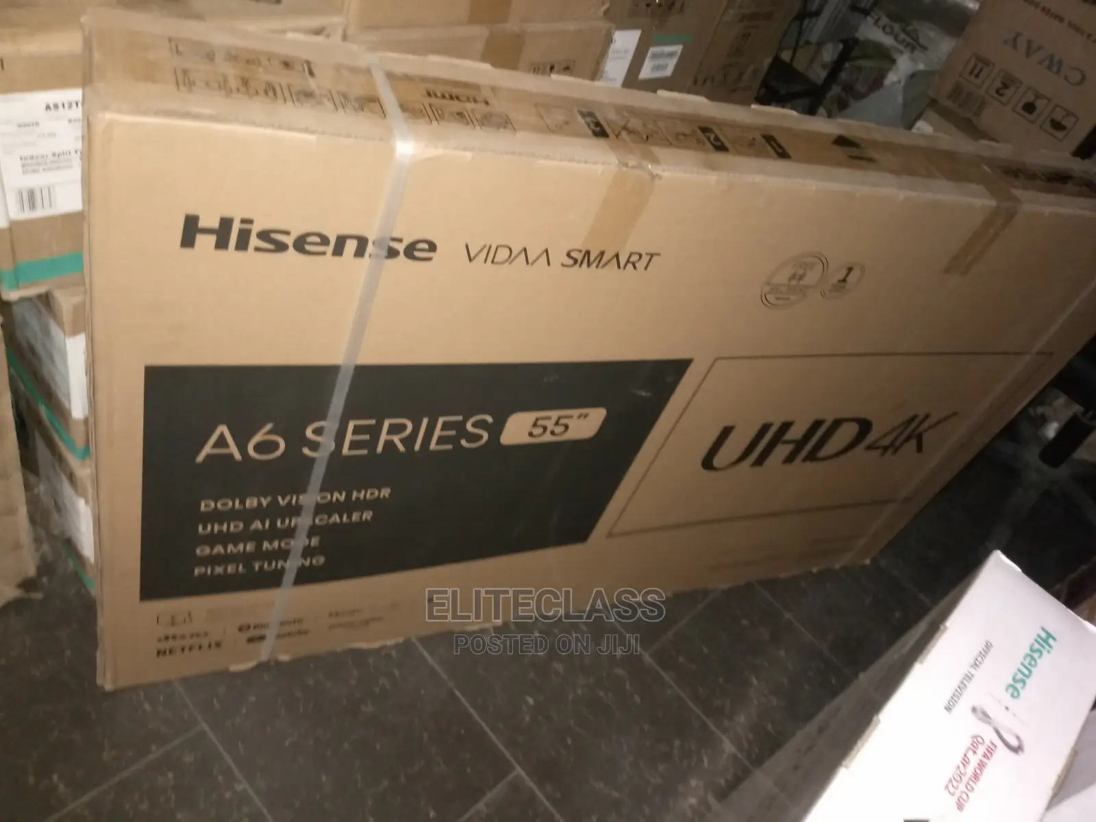 Hisense 55'' Uhd TV Hdmi, Usb, Wifi,+ Remote Control