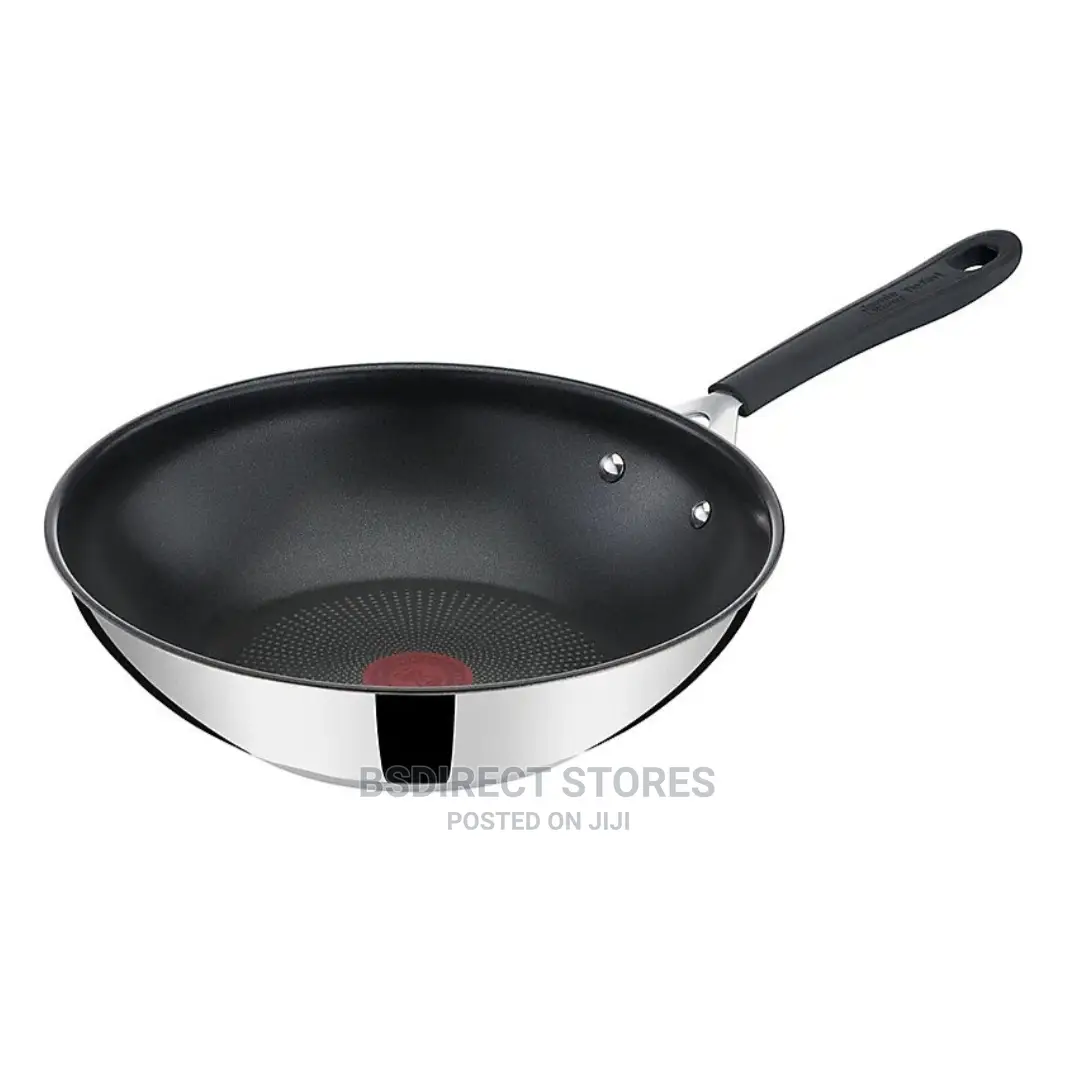 Tefal Jamie Oliver 28cm Non Stick Stainless Steel Wok