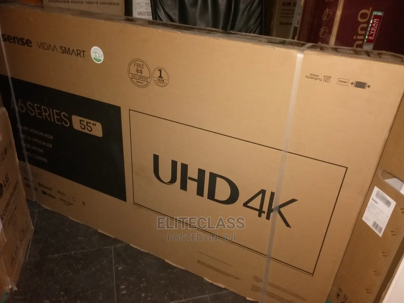 55'' Hisense Smart Uhd TV + Netflix+ Bluetooth