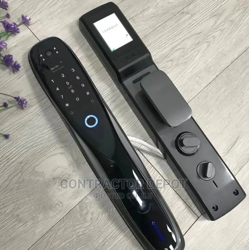 Intelligent Fingerprint/Card/Password Phone Controlled Lock
