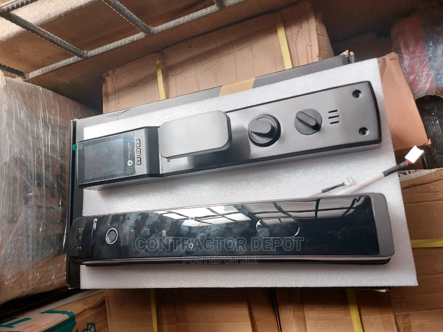 Intelligent Fingerprint/Card/Password Phone Controlled Lock