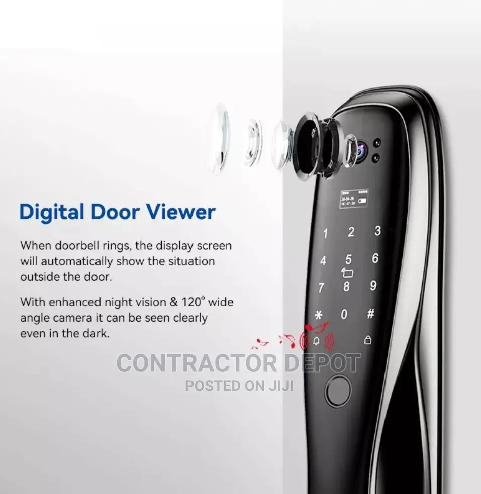 Smartx Wifi Recognition Door Lock With Camera Video