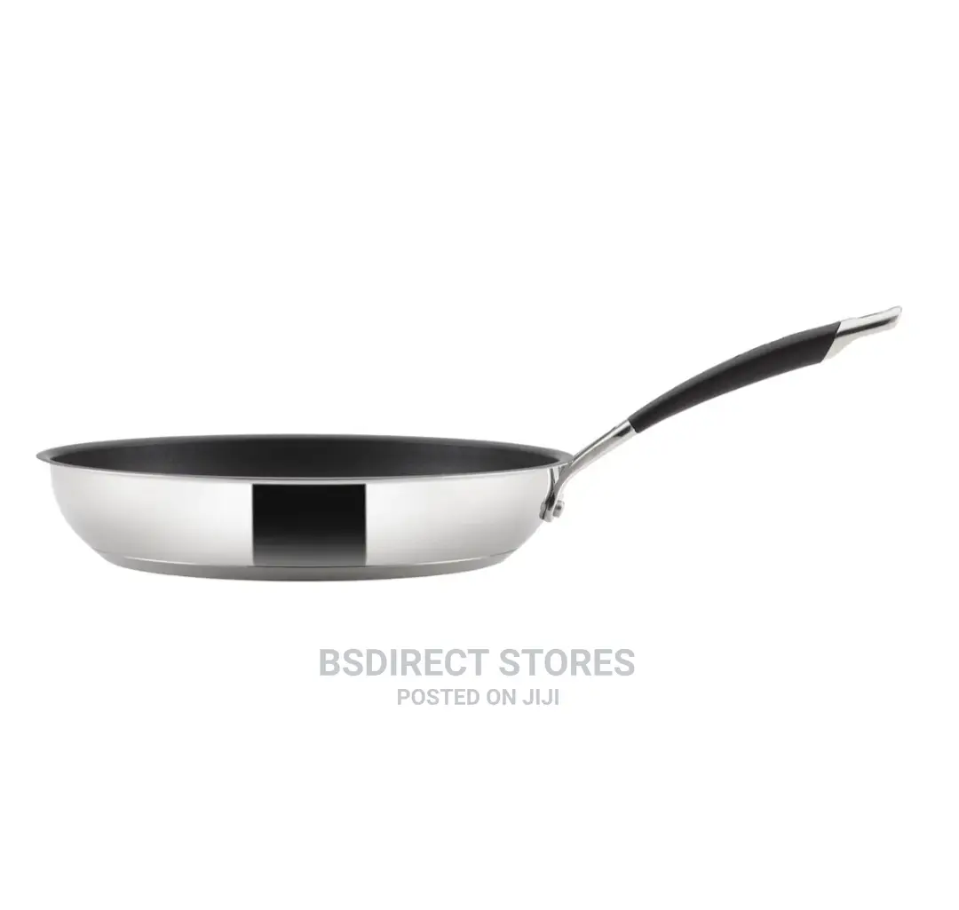 Circulon 25cm Stainless Steel Frying Pan Soft Grip Handle