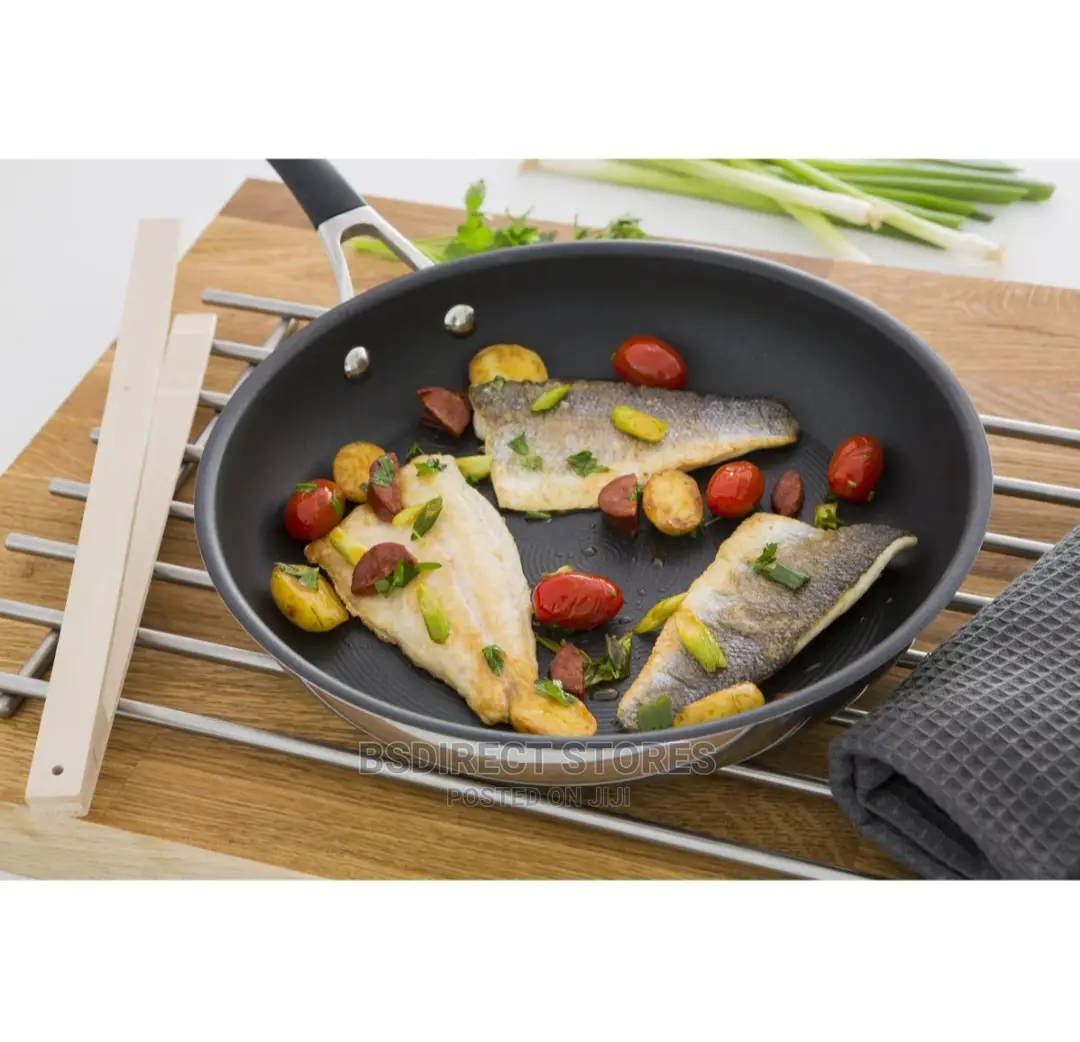 Circulon 25cm Stainless Steel Frying Pan Soft Grip Handle