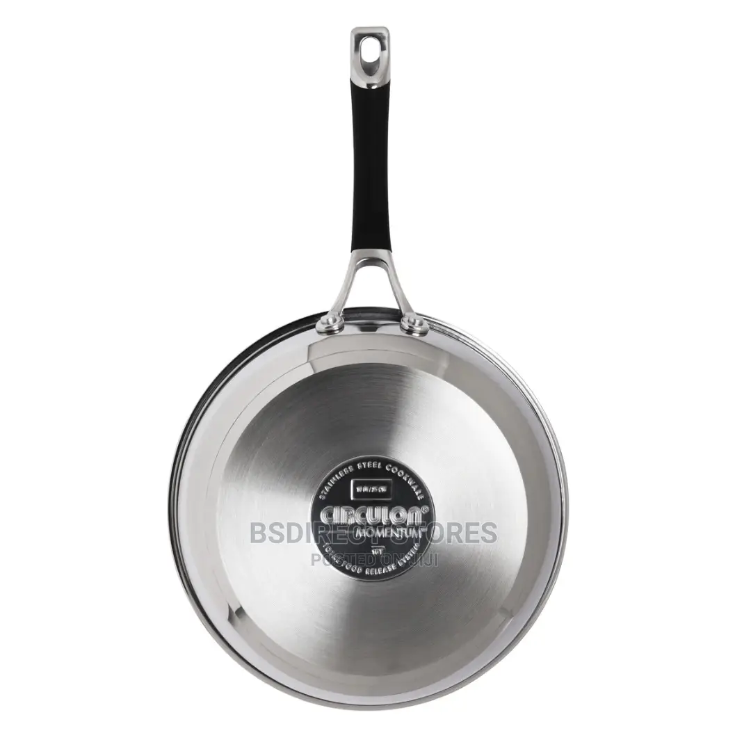 Circulon 25cm Stainless Steel Frying Pan Soft Grip Handle
