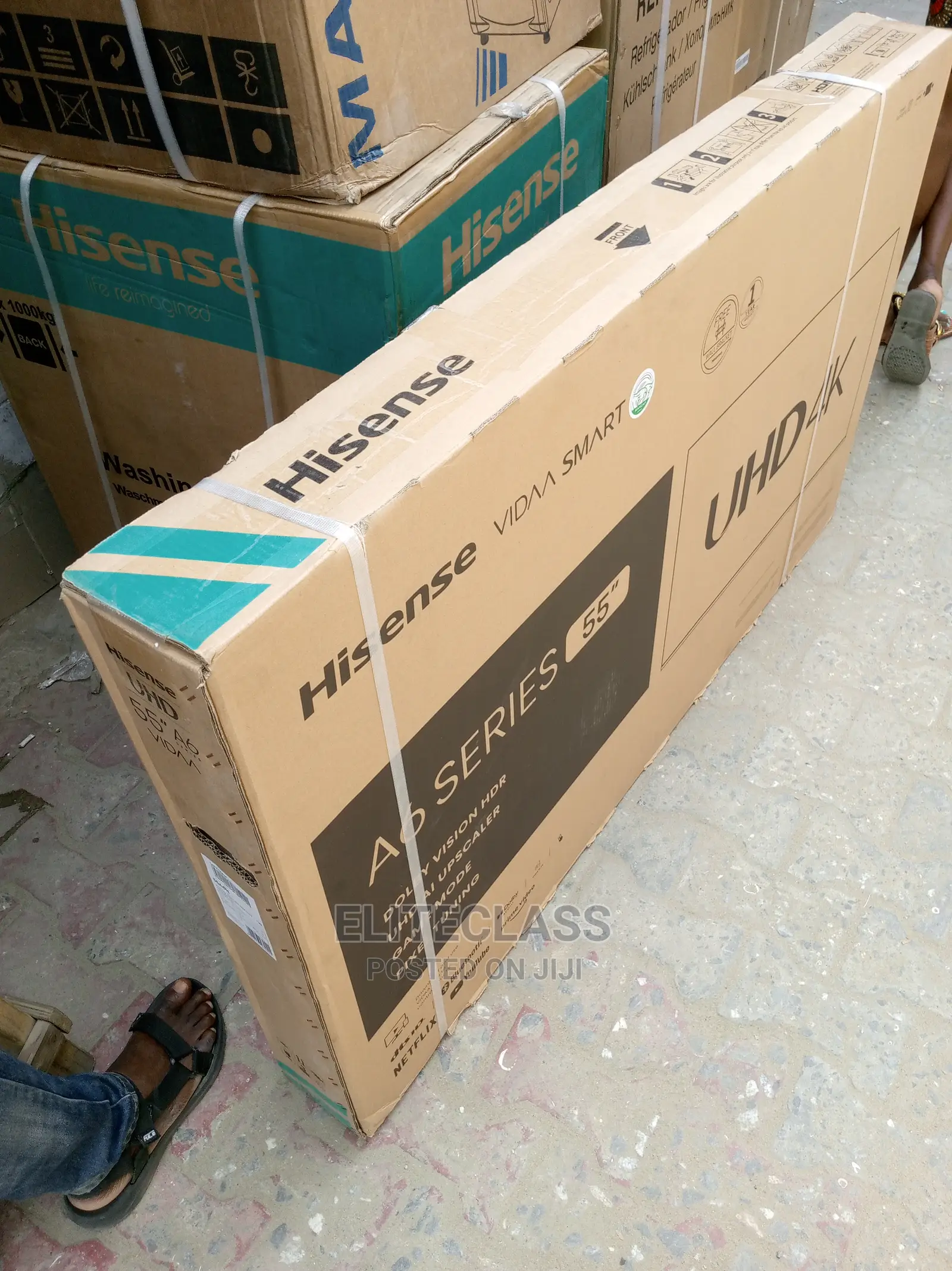 Original Hisense 55'' Uhd Smart TV With Bluetooth +3 Hdmi