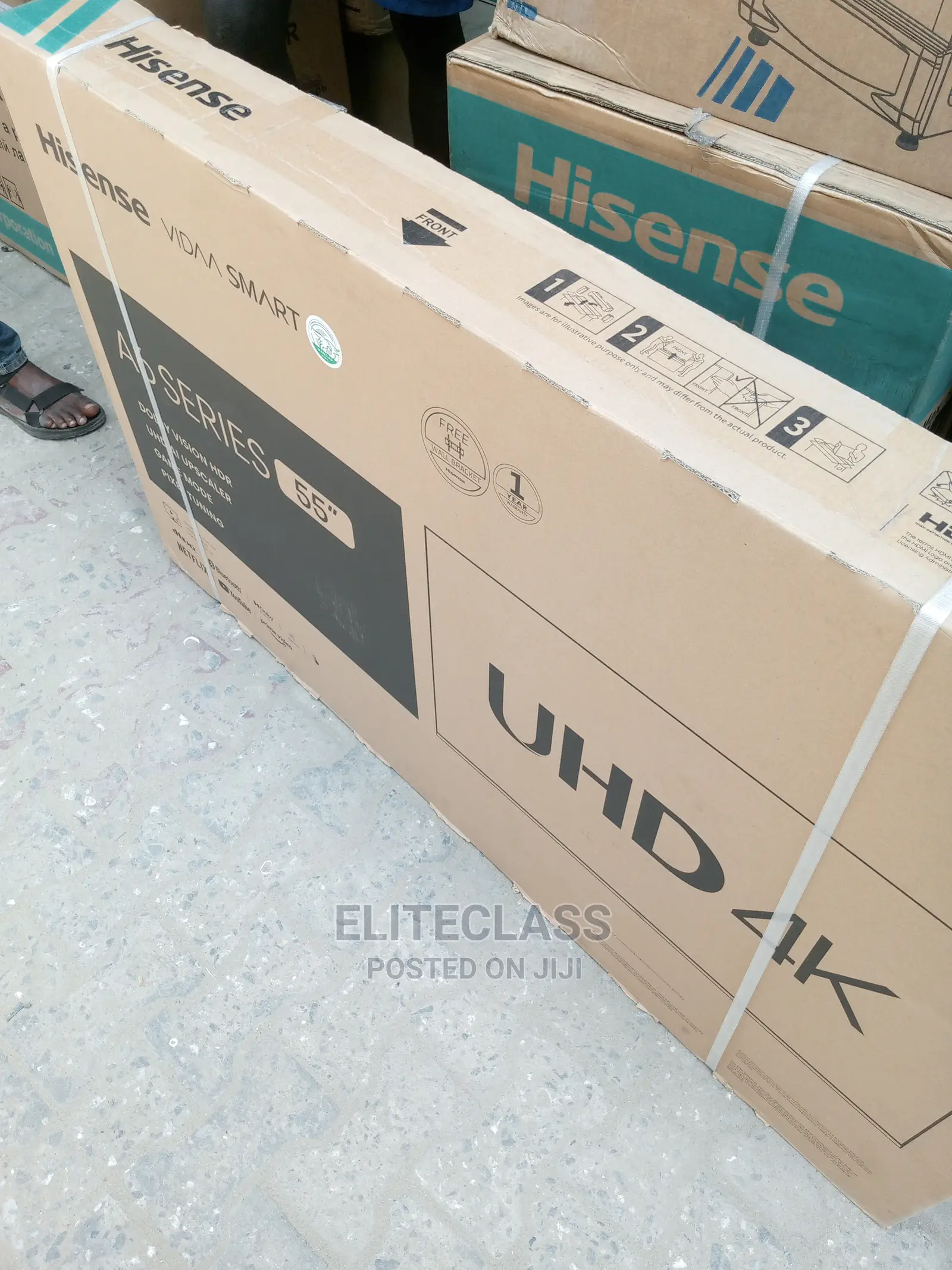 Hisense 55 Inches Smart TV Ultra HD LED Tv- A6G
