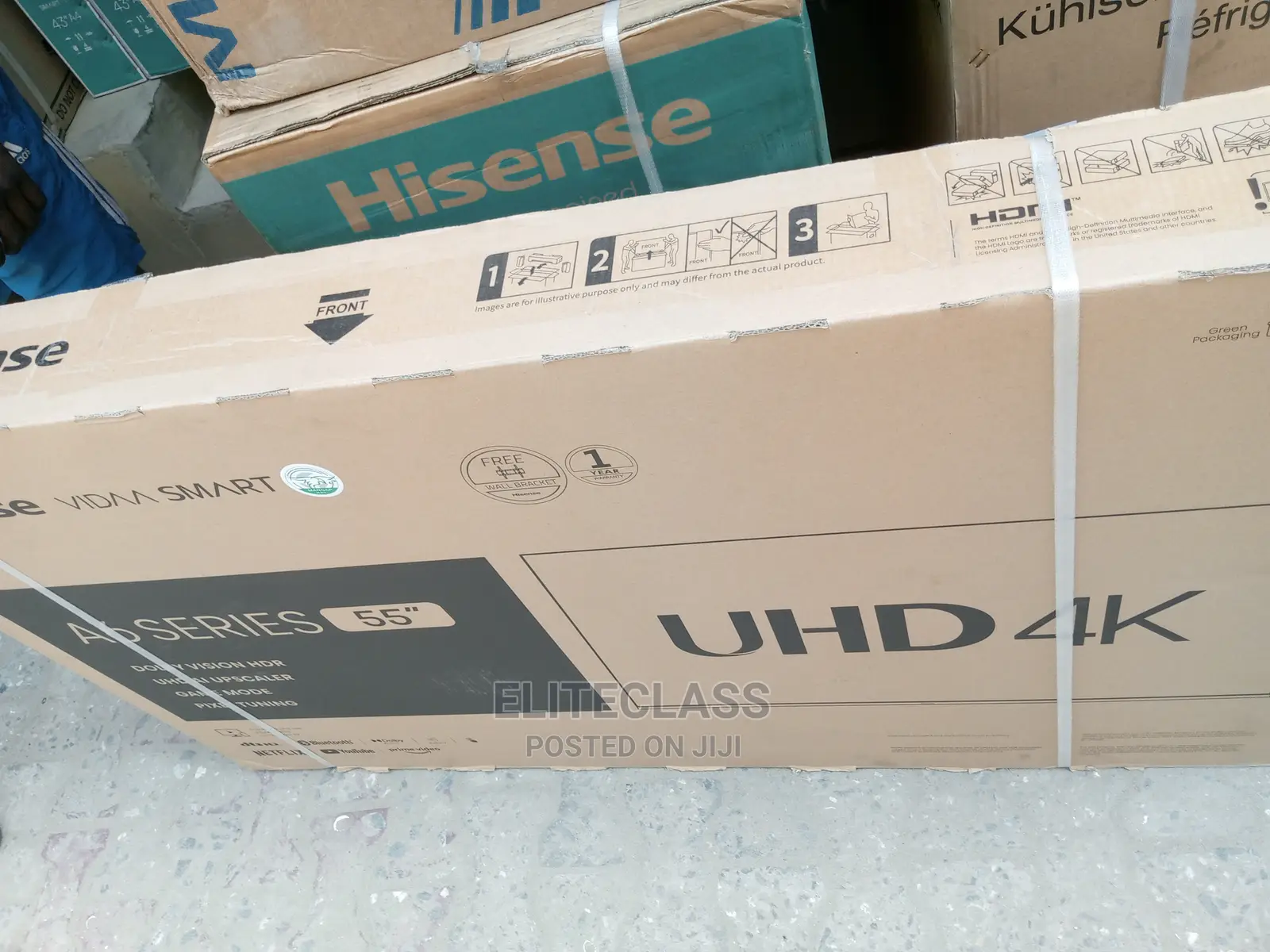 New Hisense 55 LED Uhd Smart TV