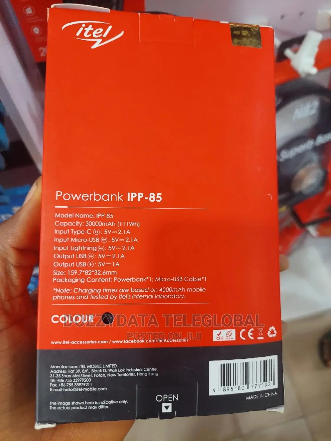 Itel 30000mah Powerbank