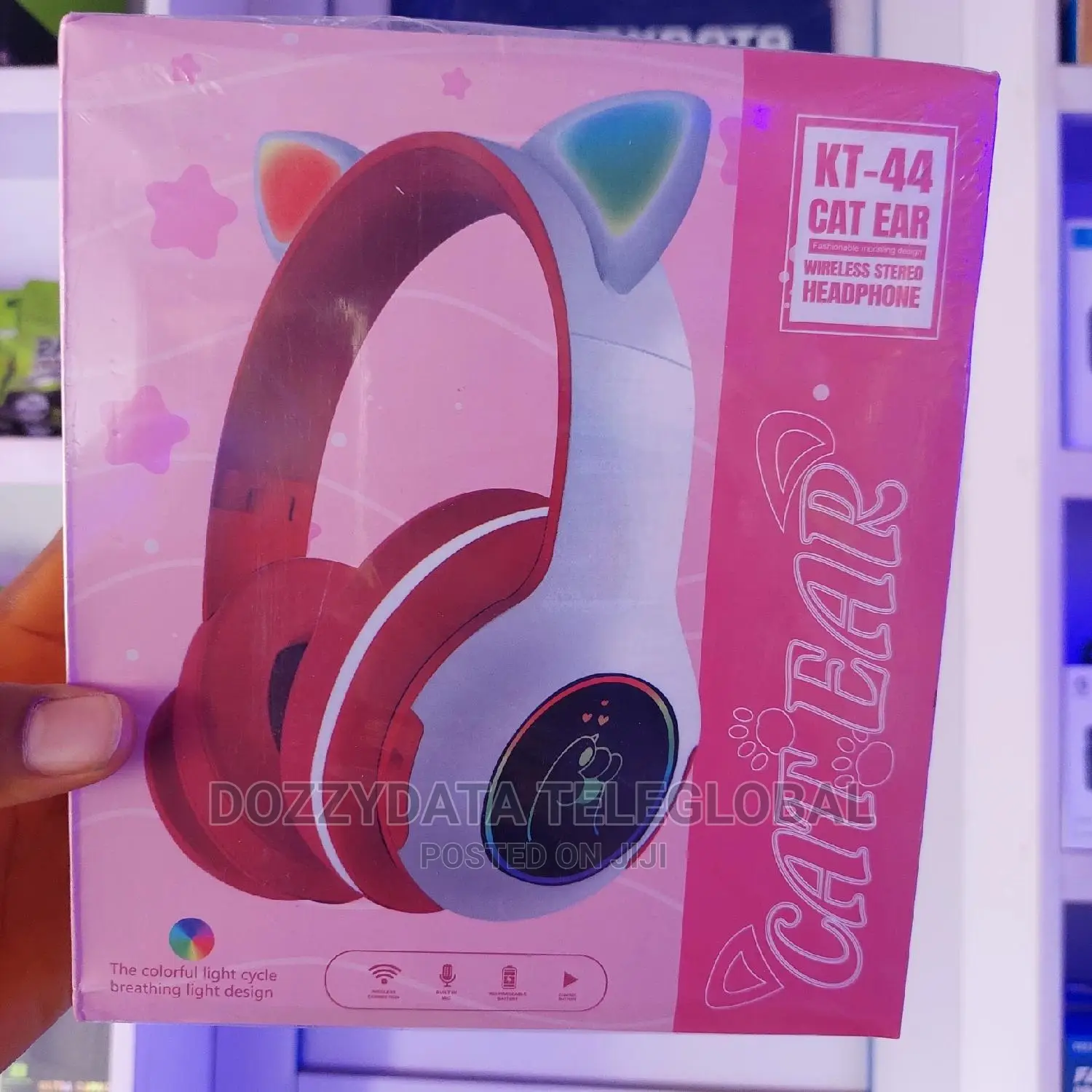 Cute Cat Ear Headphones for Children Adult