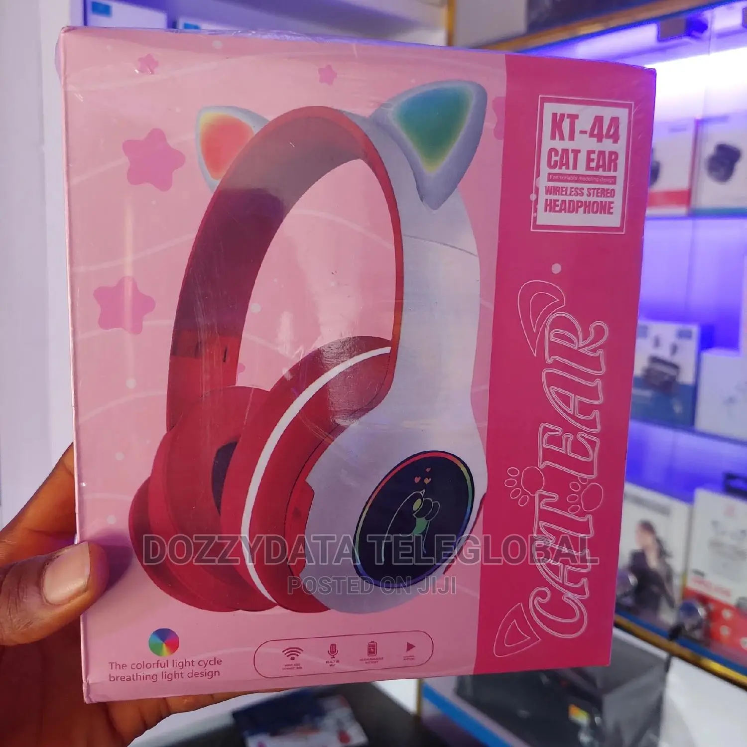 Cute Cat Ear Headphones for Children Adult