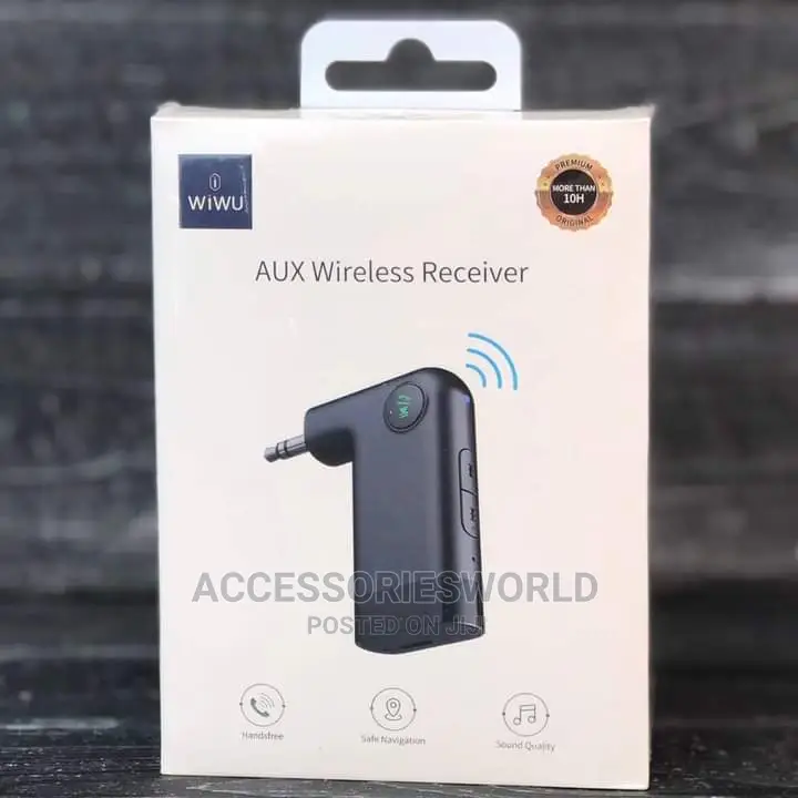 Wiwu YP05 Bluetooth Car Receiver 3.5mm